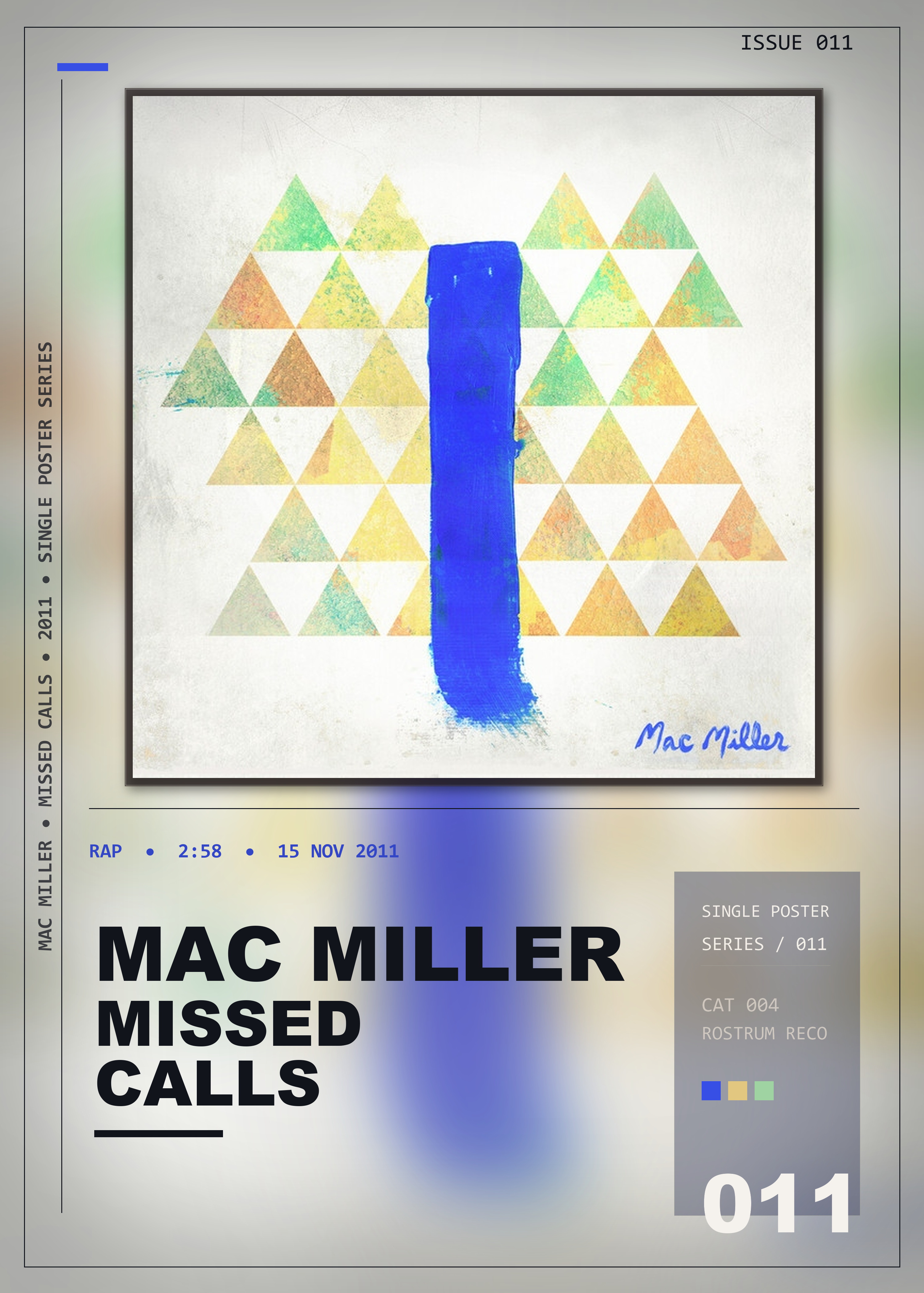 Music poster: Mac Miller - Missed Calls