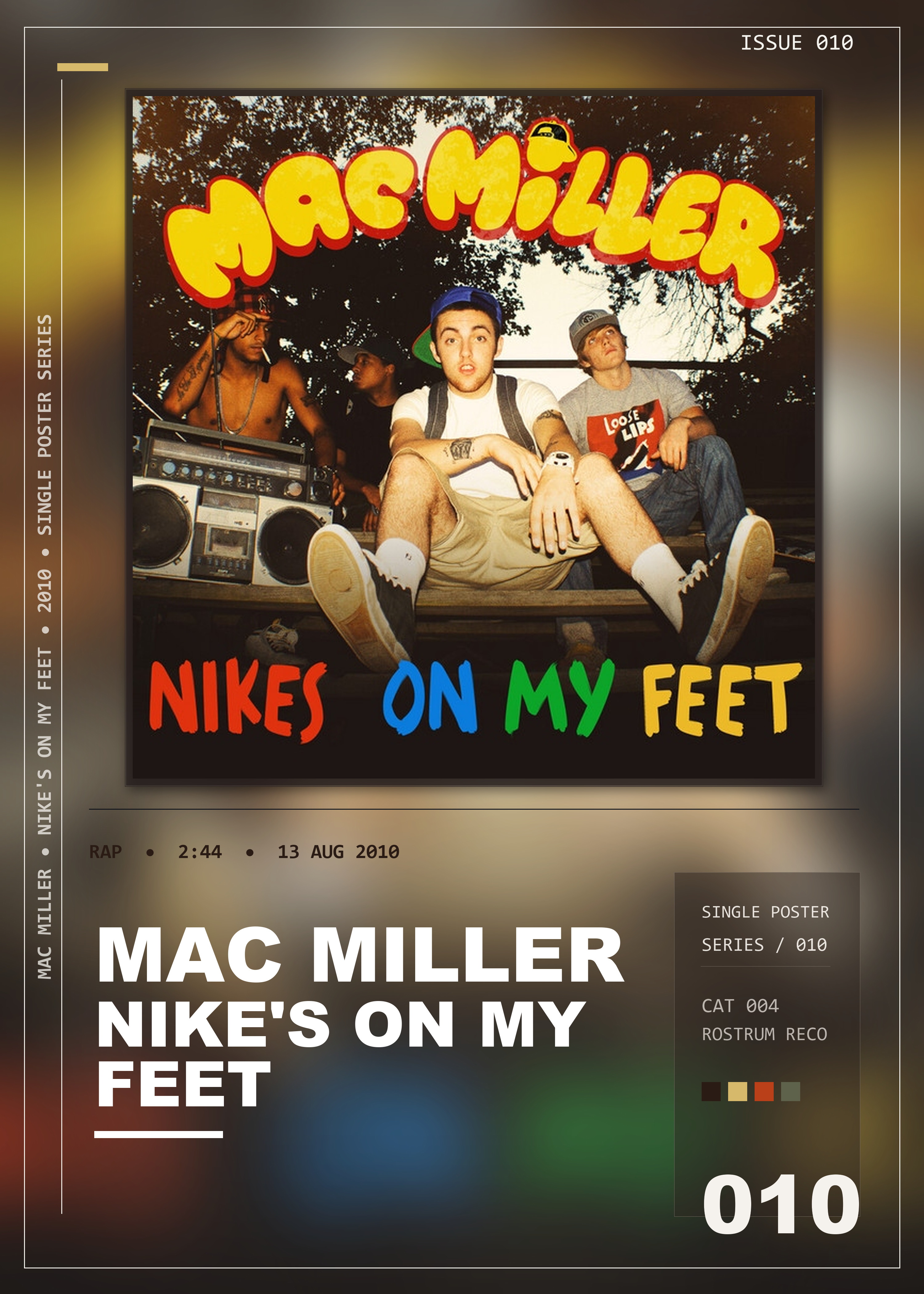 Music poster: Mac Miller - Nikes on My Feet