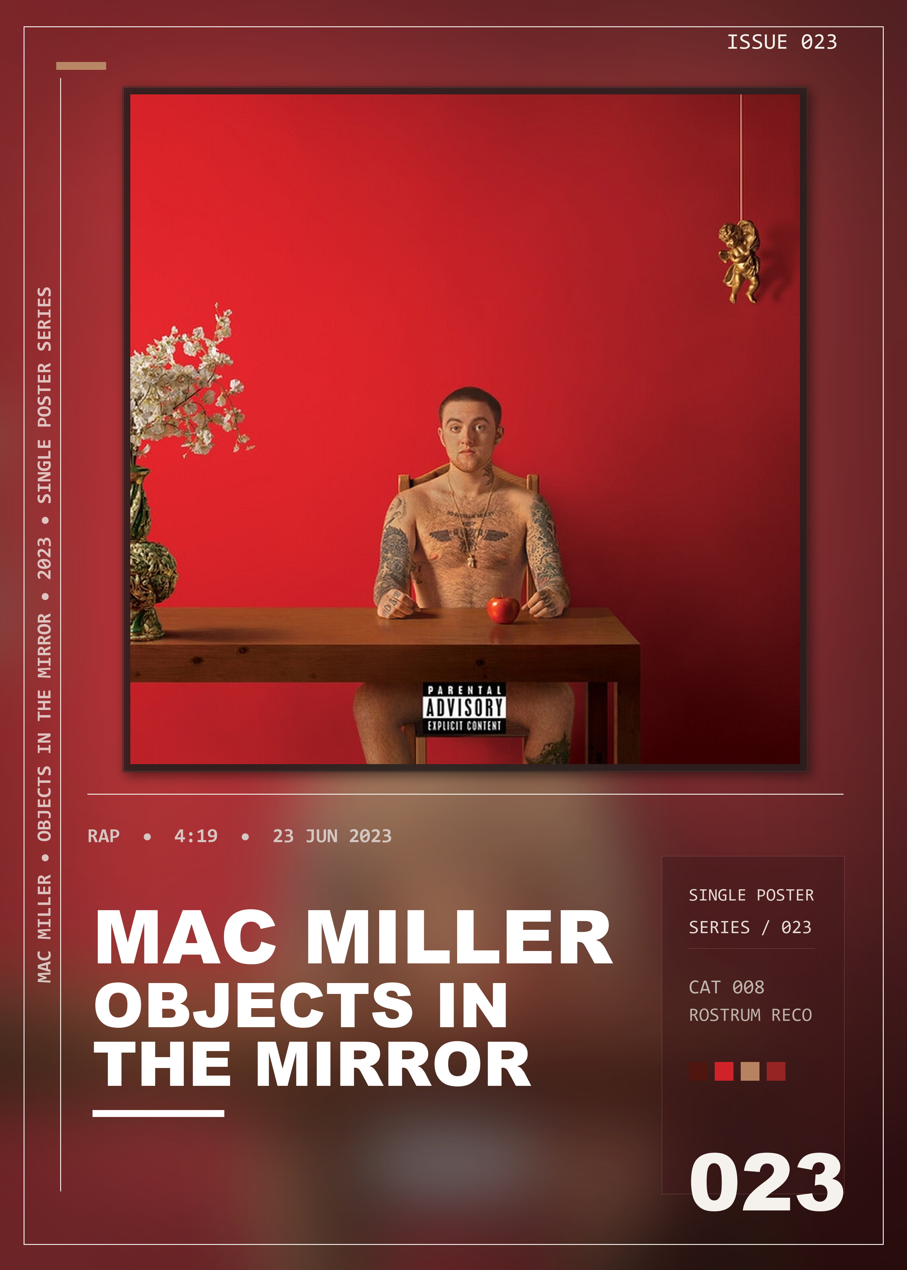 Music poster: Mac Miller - Objects in the Mirror