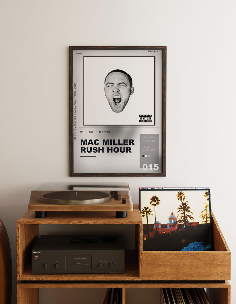 Music poster: Mac Miller - Rush Hour
