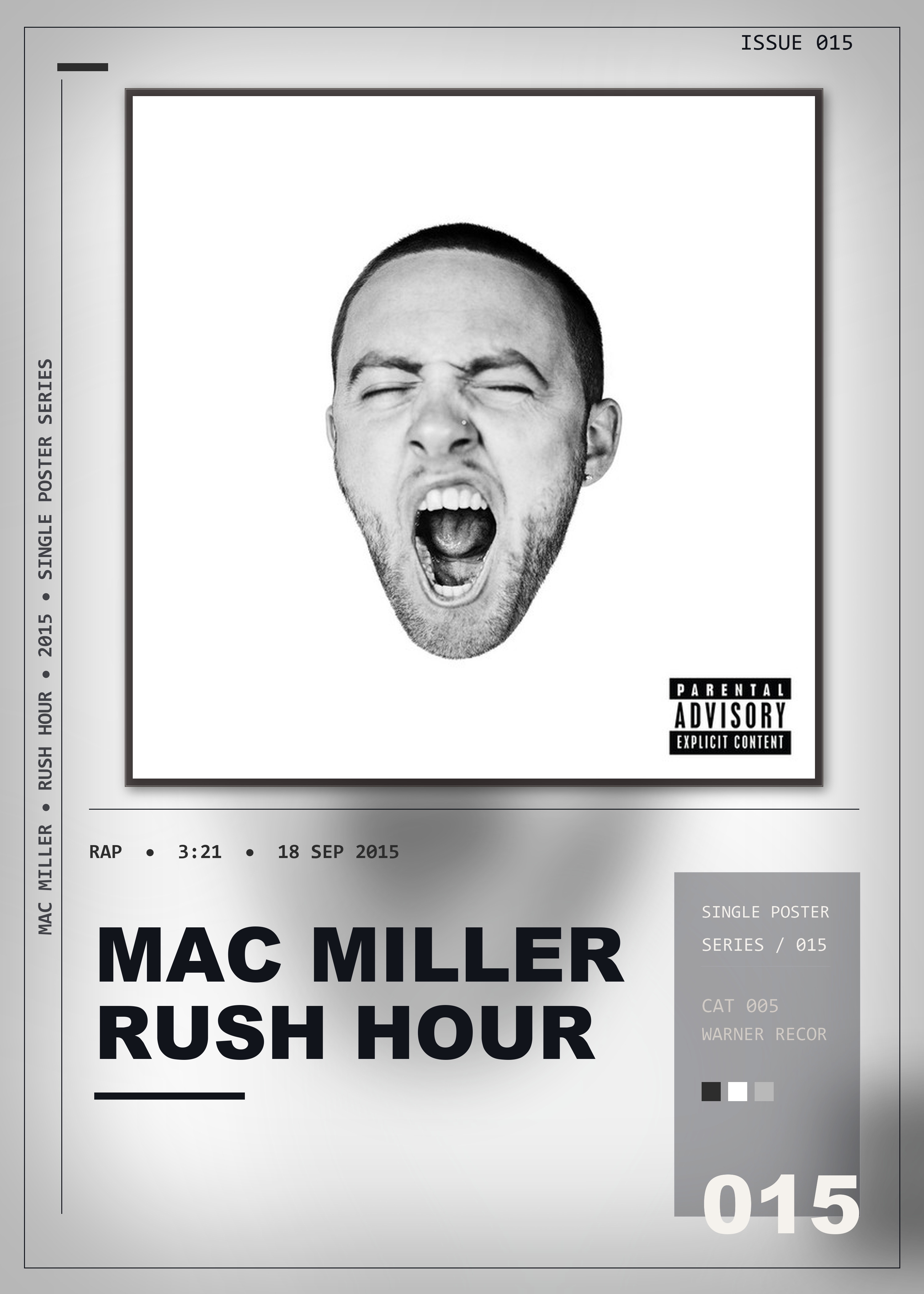 Music poster: Mac Miller - Rush Hour