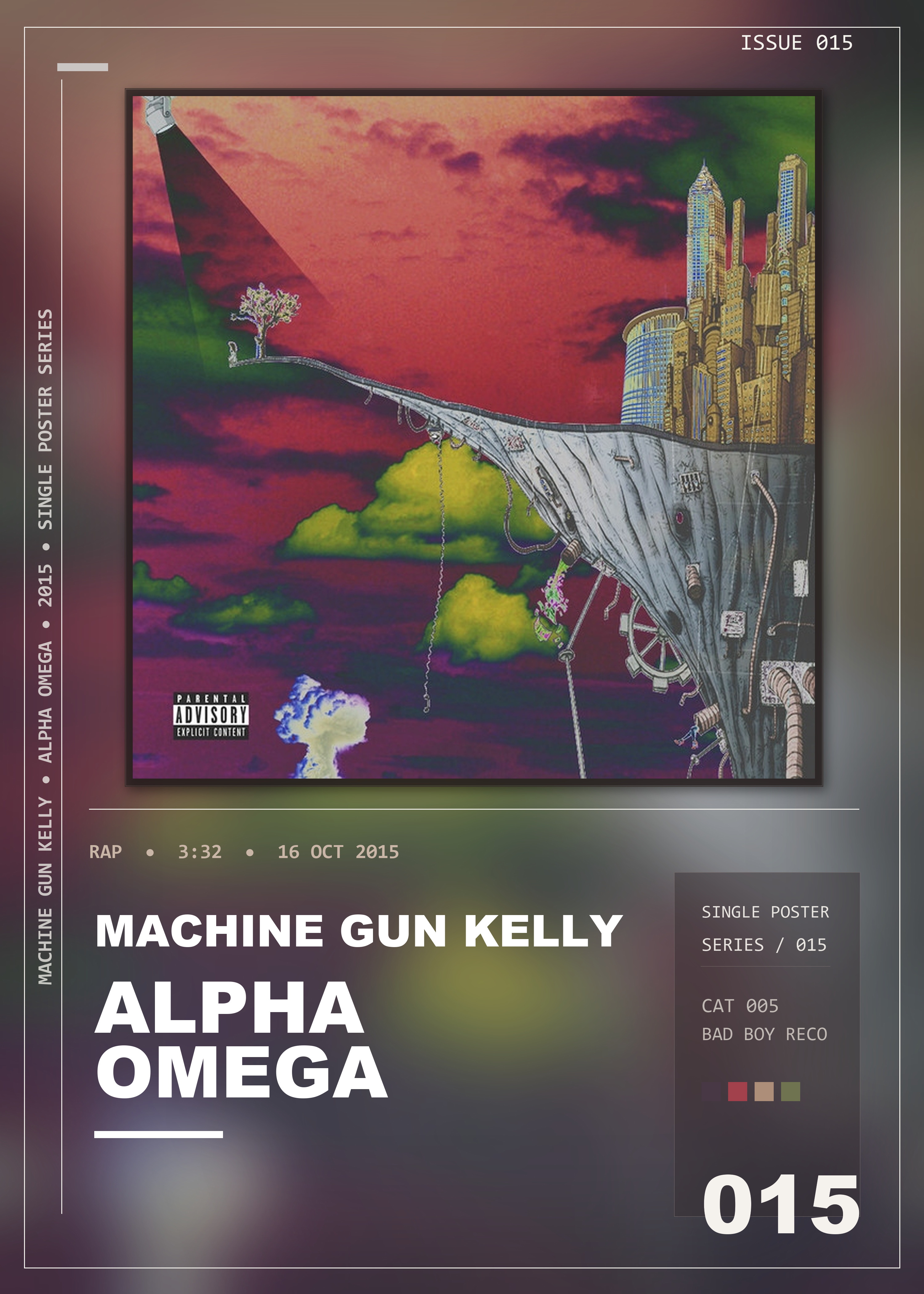 Music poster: Machine Gun Kelly - Alpha Omega