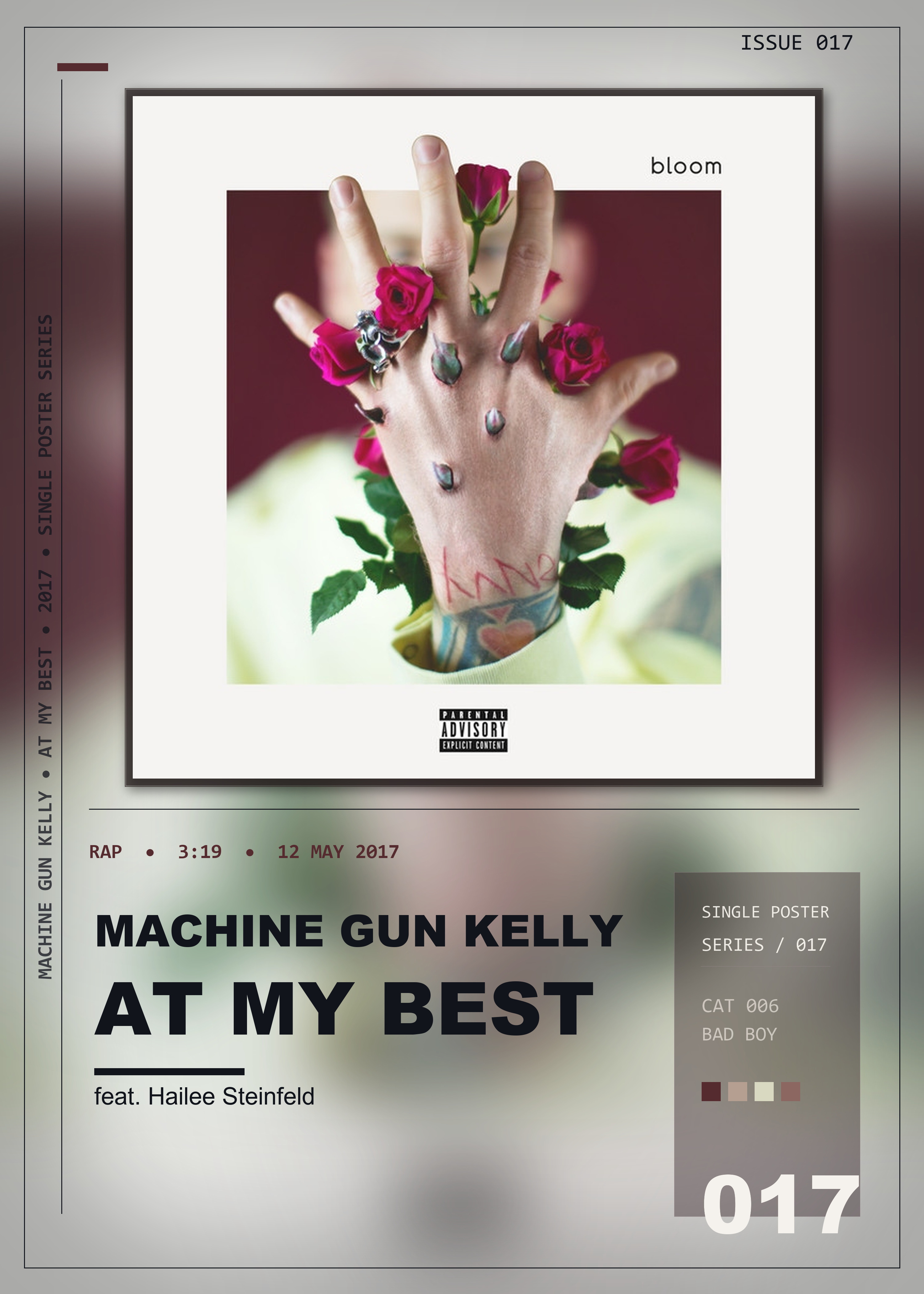 Music poster: Machine Gun Kelly - At My Best feat Hailee Steinfeld