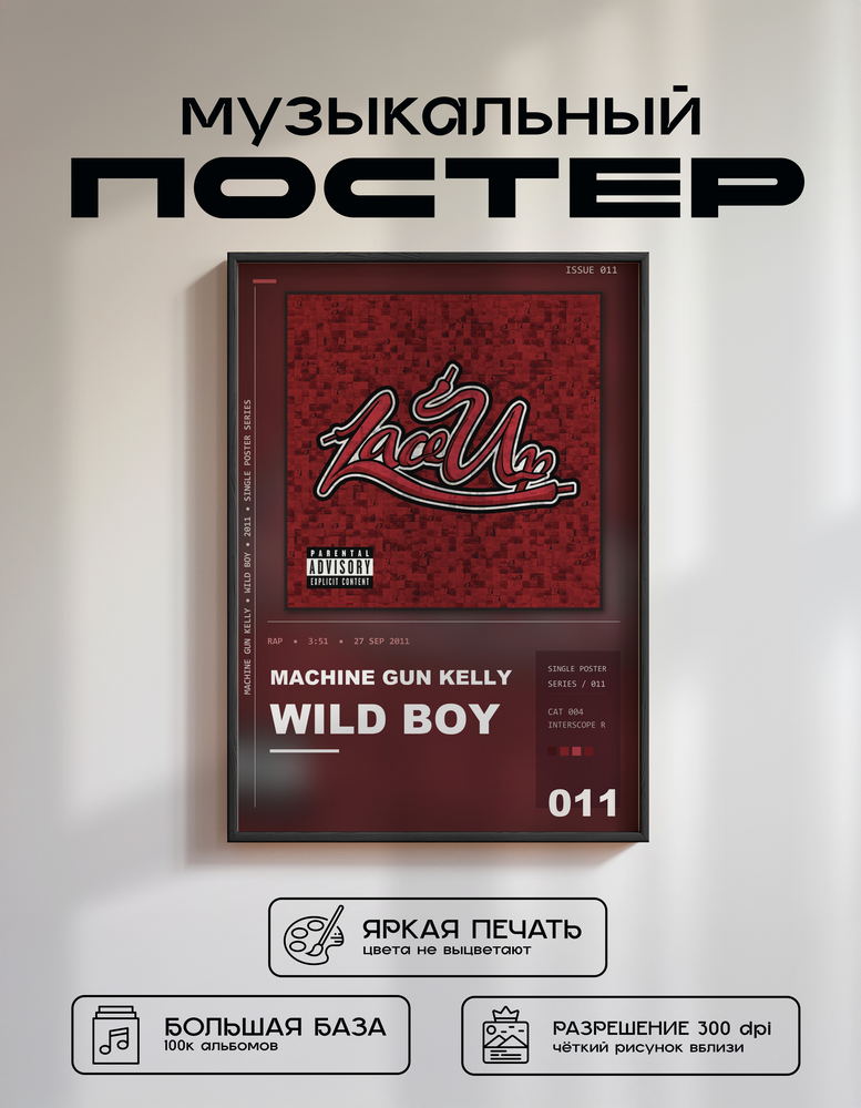 Music poster: Machine Gun Kelly - Wild Boy