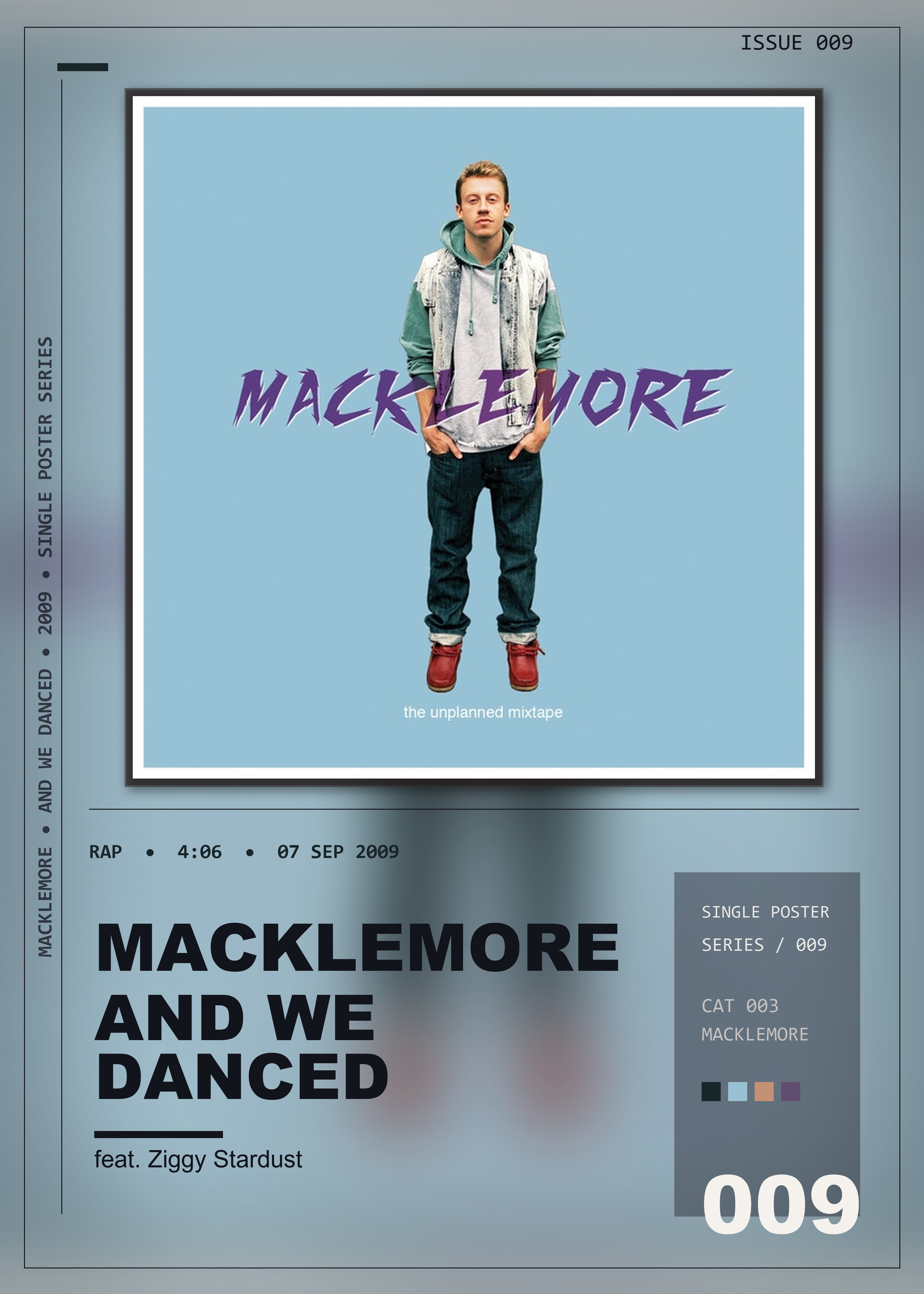 Music poster: Macklemore - And We Danced feat Ziggy Stardust
