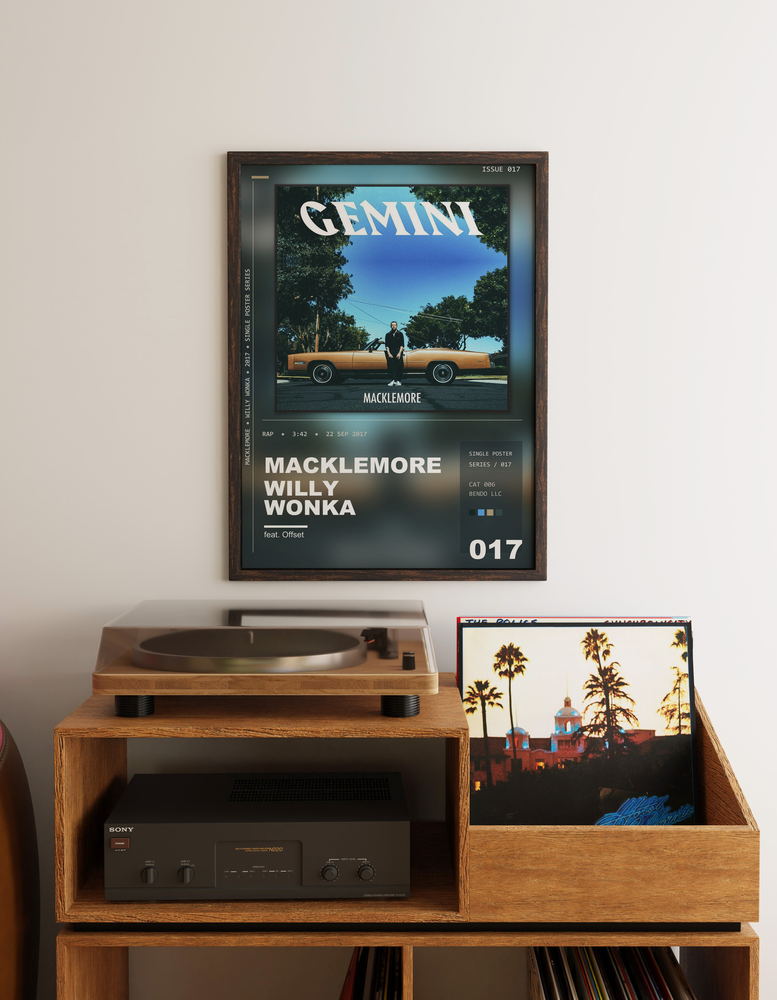 Music poster: Macklemore - Willy Wonka feat Offset