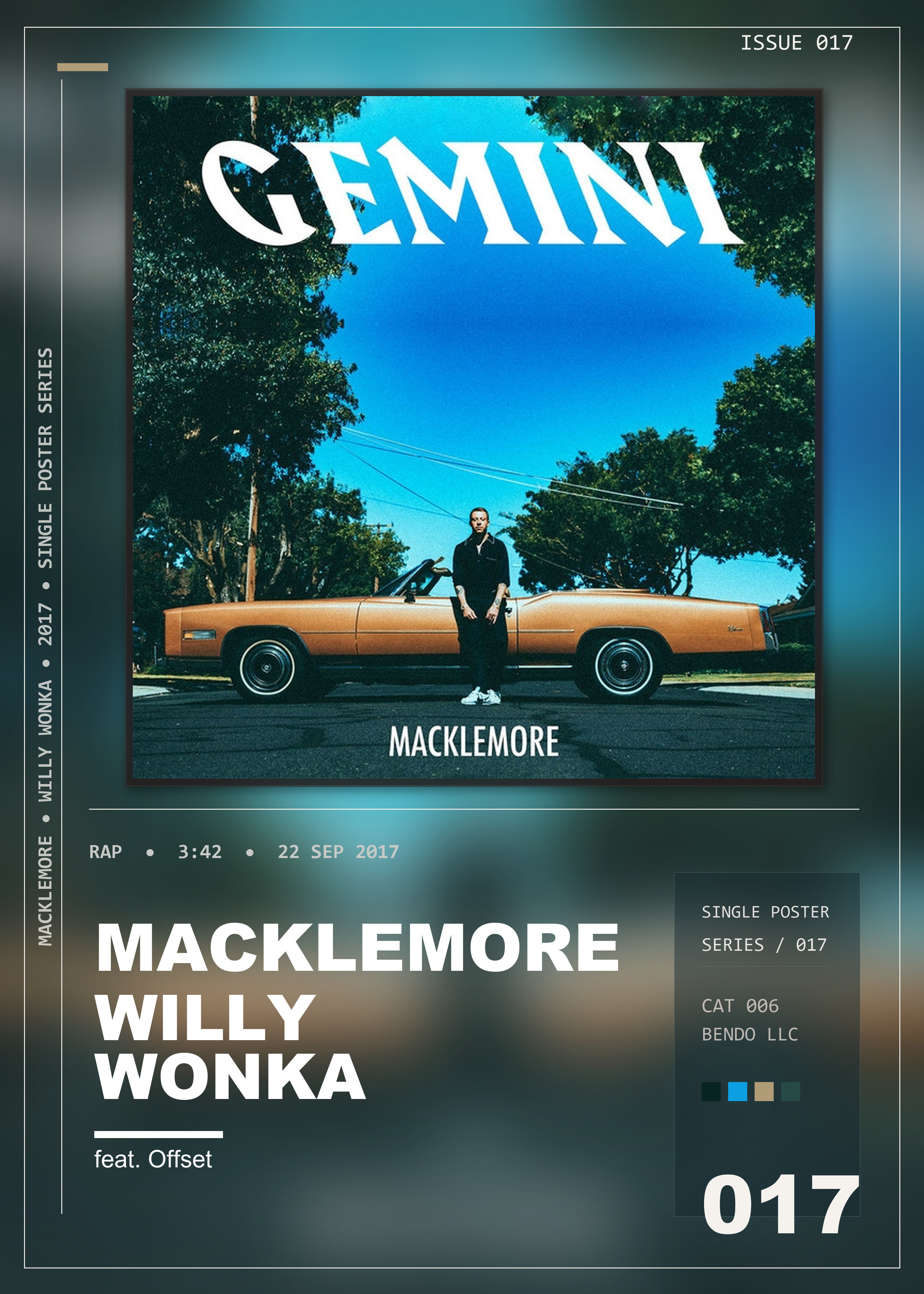 Music poster: Macklemore - Willy Wonka feat Offset
