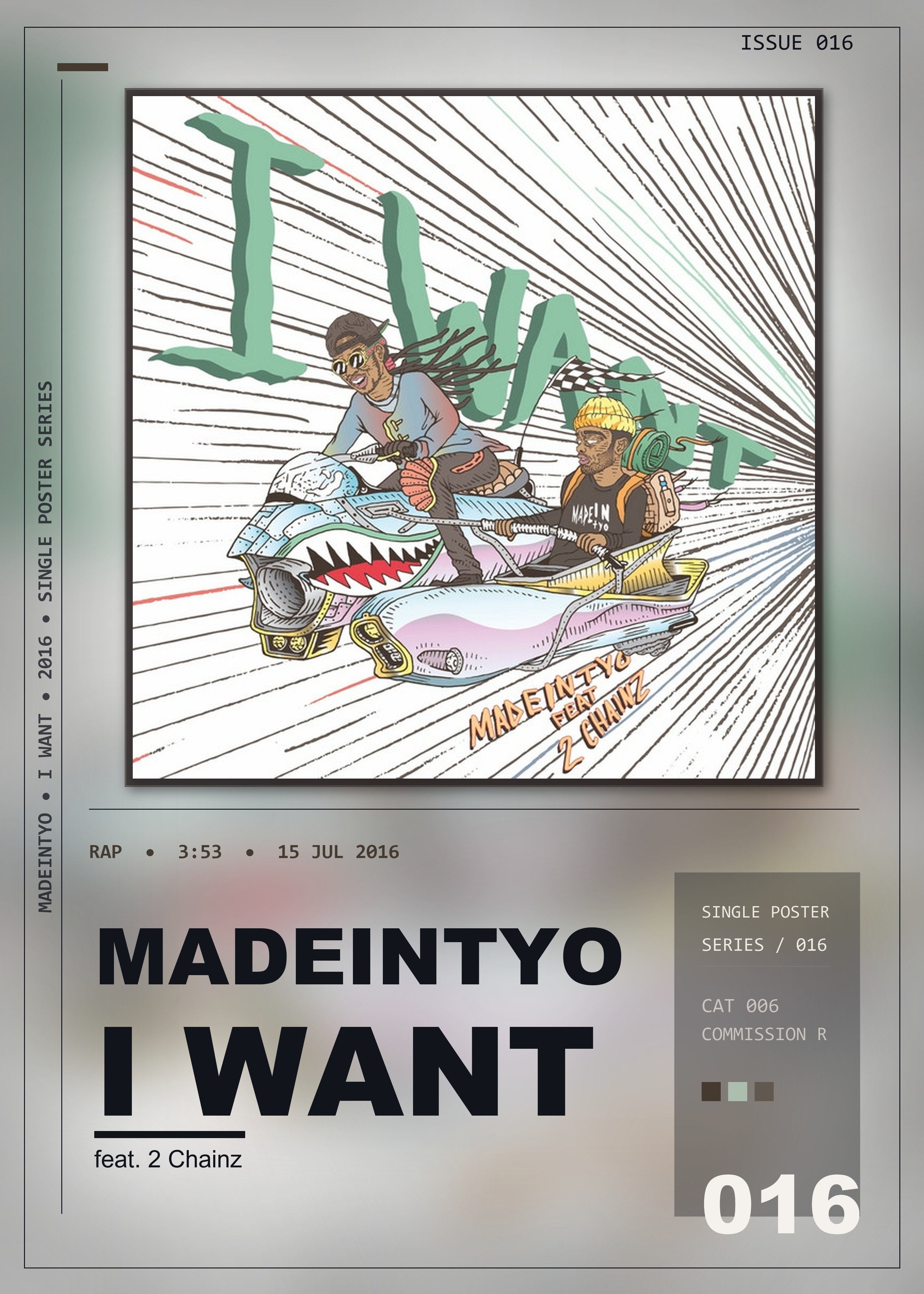 Music poster: MadeinTYO - I Want feat 2 Chainz