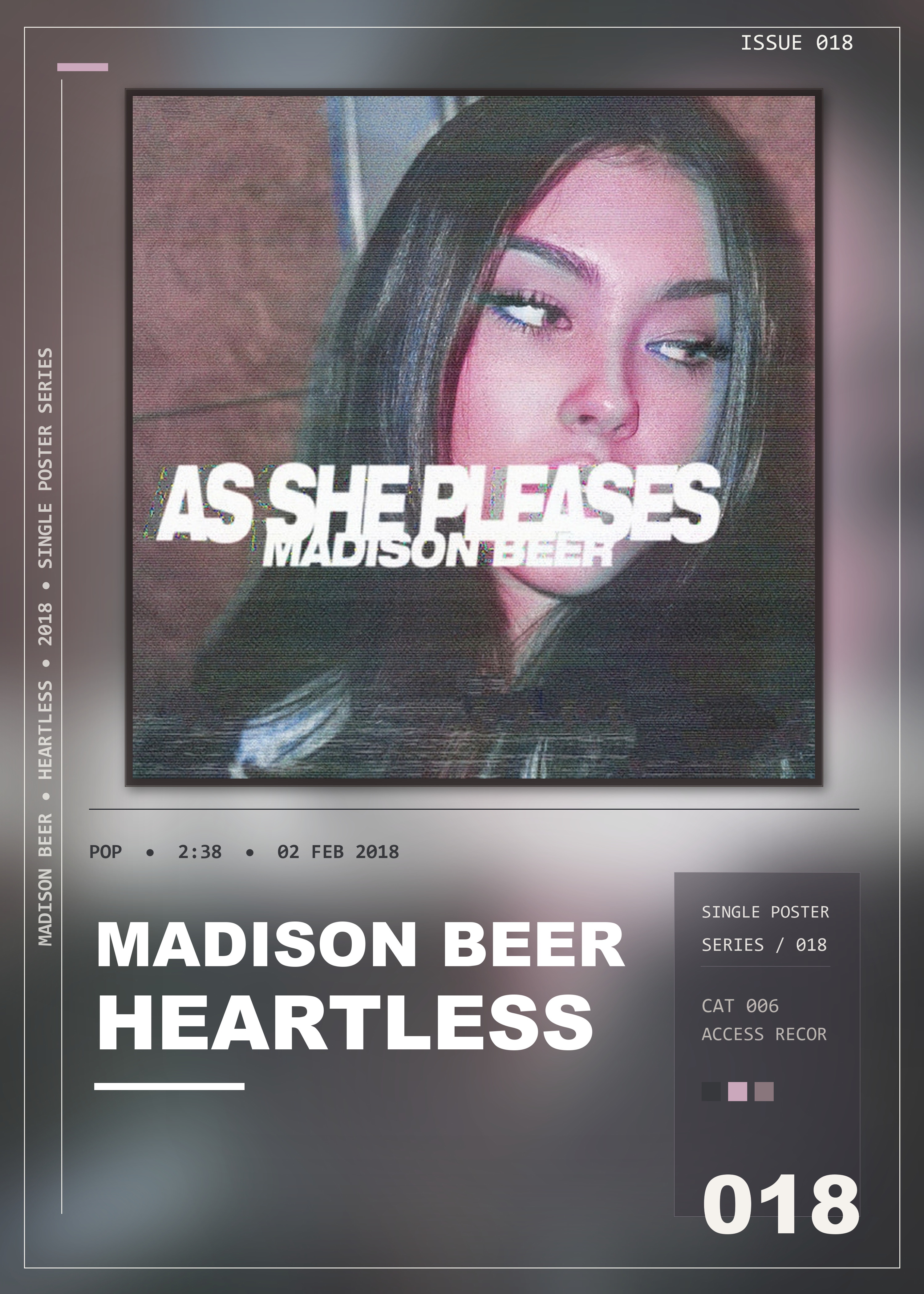 Music poster: Madison Beer - HeartLess