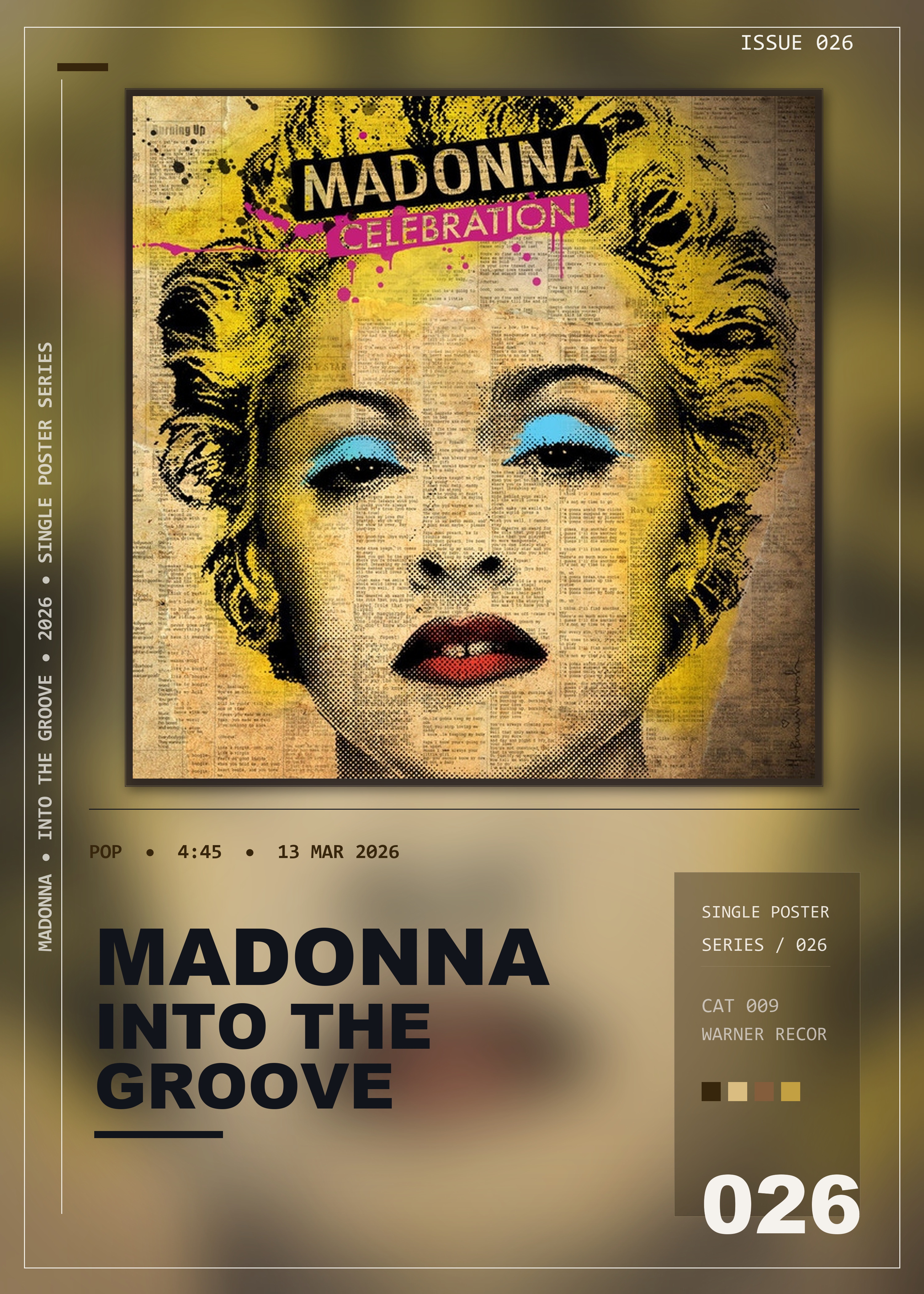 Music poster: Madonna - Into the Groove