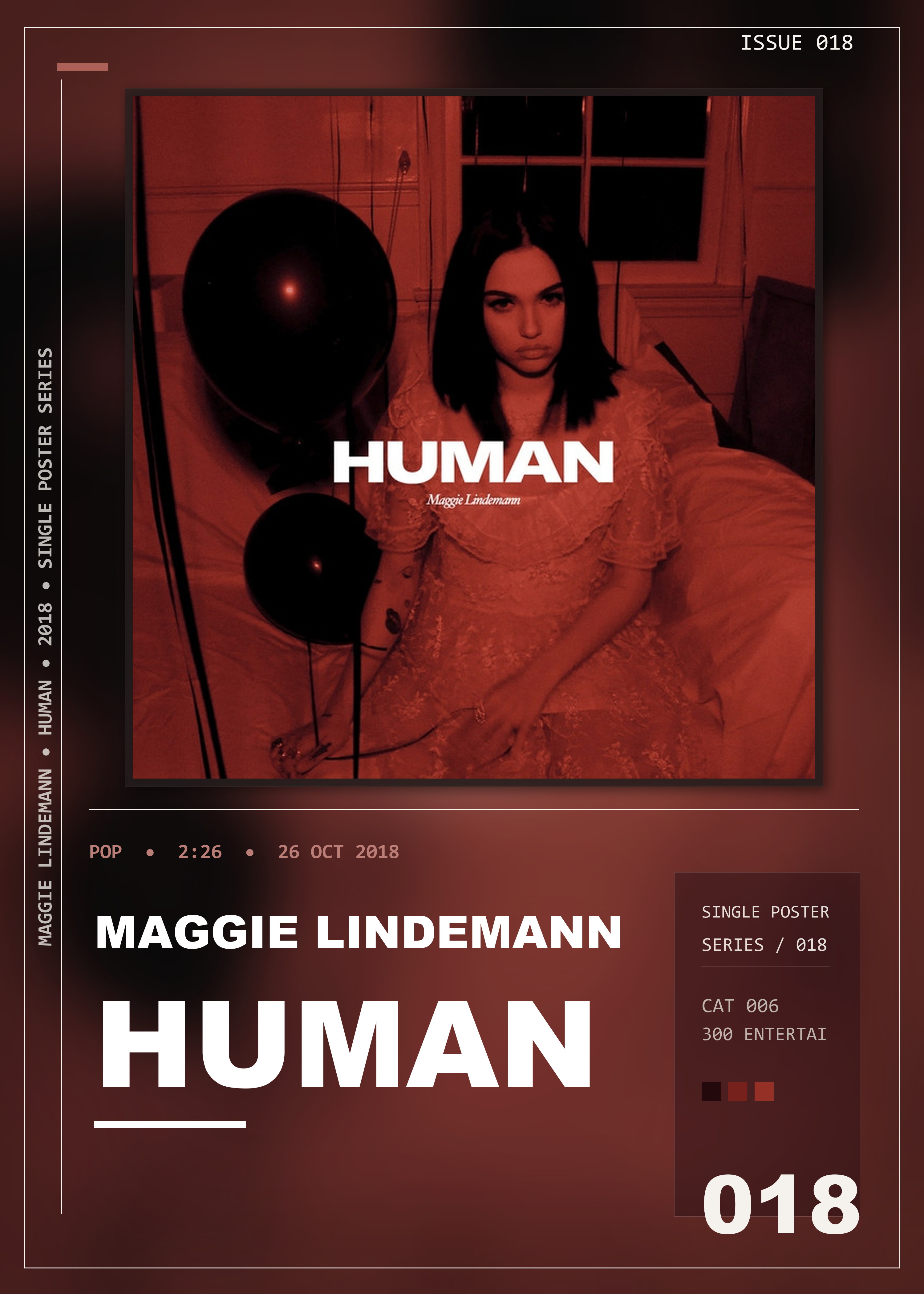 Music poster: Maggie Lindemann - Human