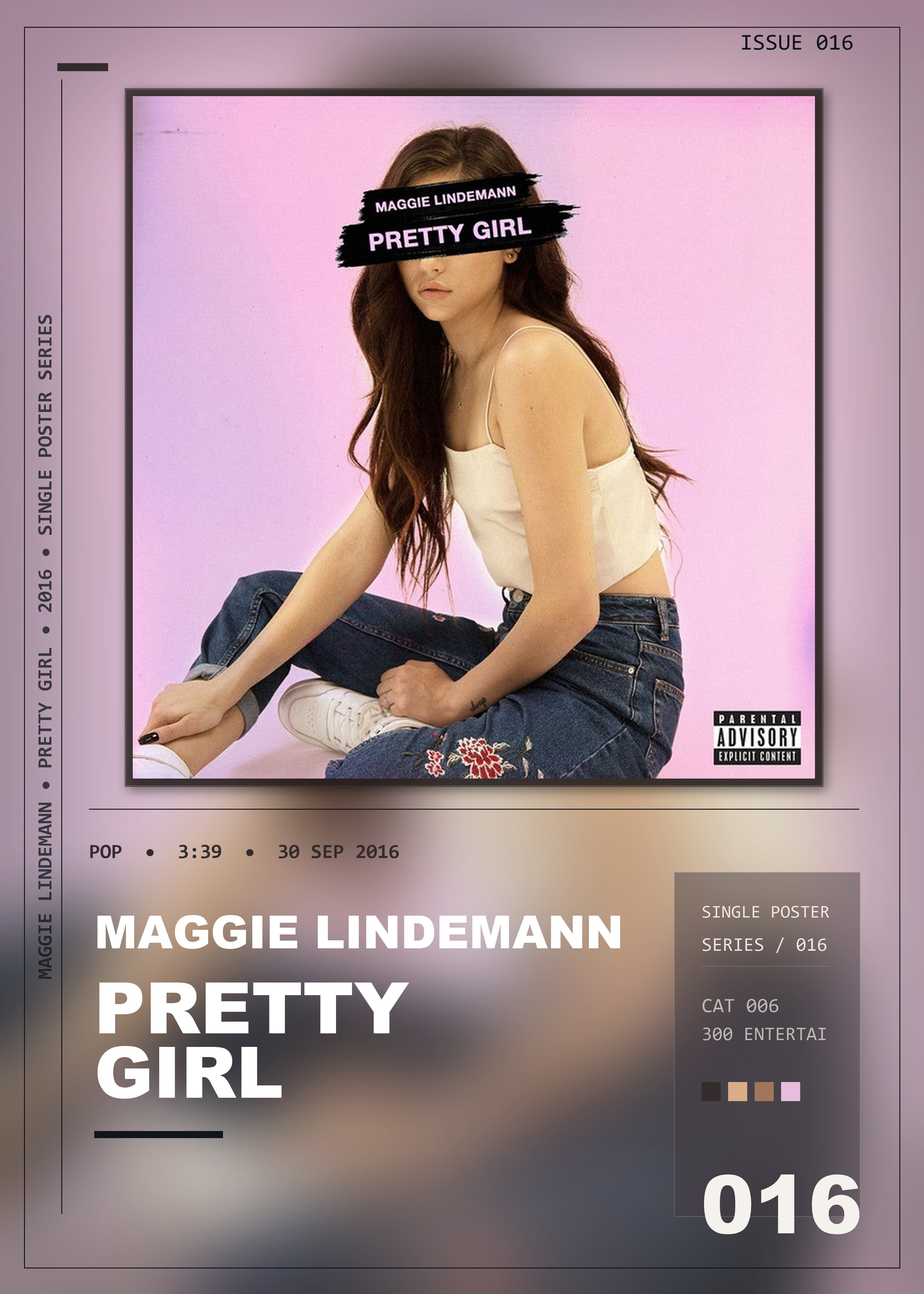 Music poster: Maggie Lindemann - Pretty Girl