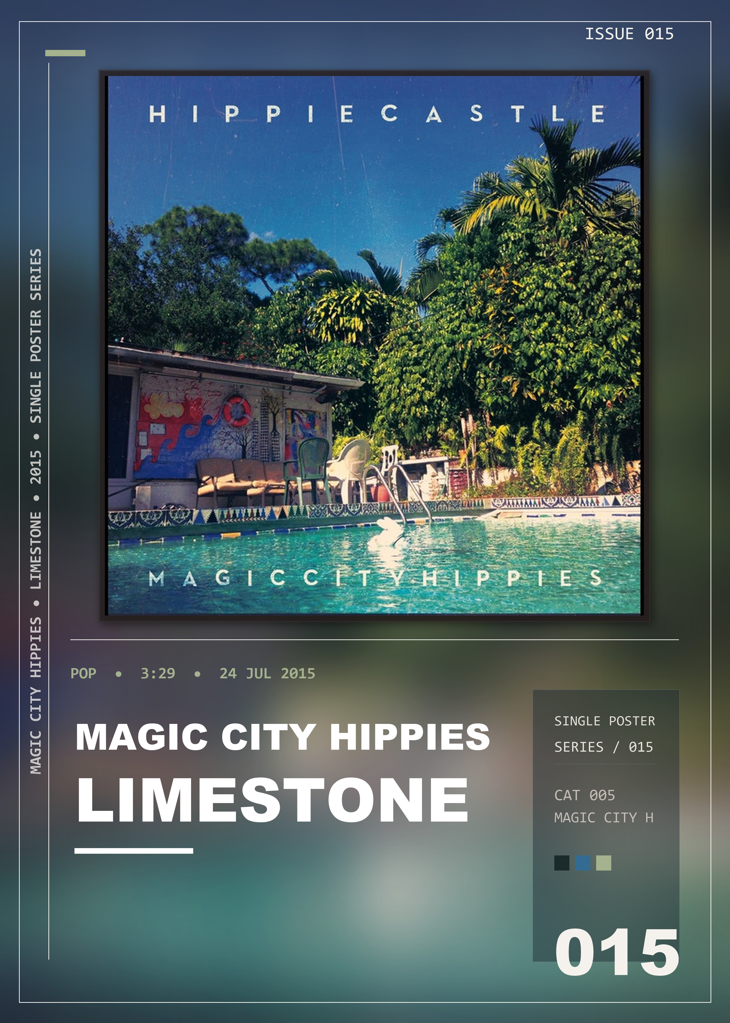 Music poster: Magic City Hippies - Limestone