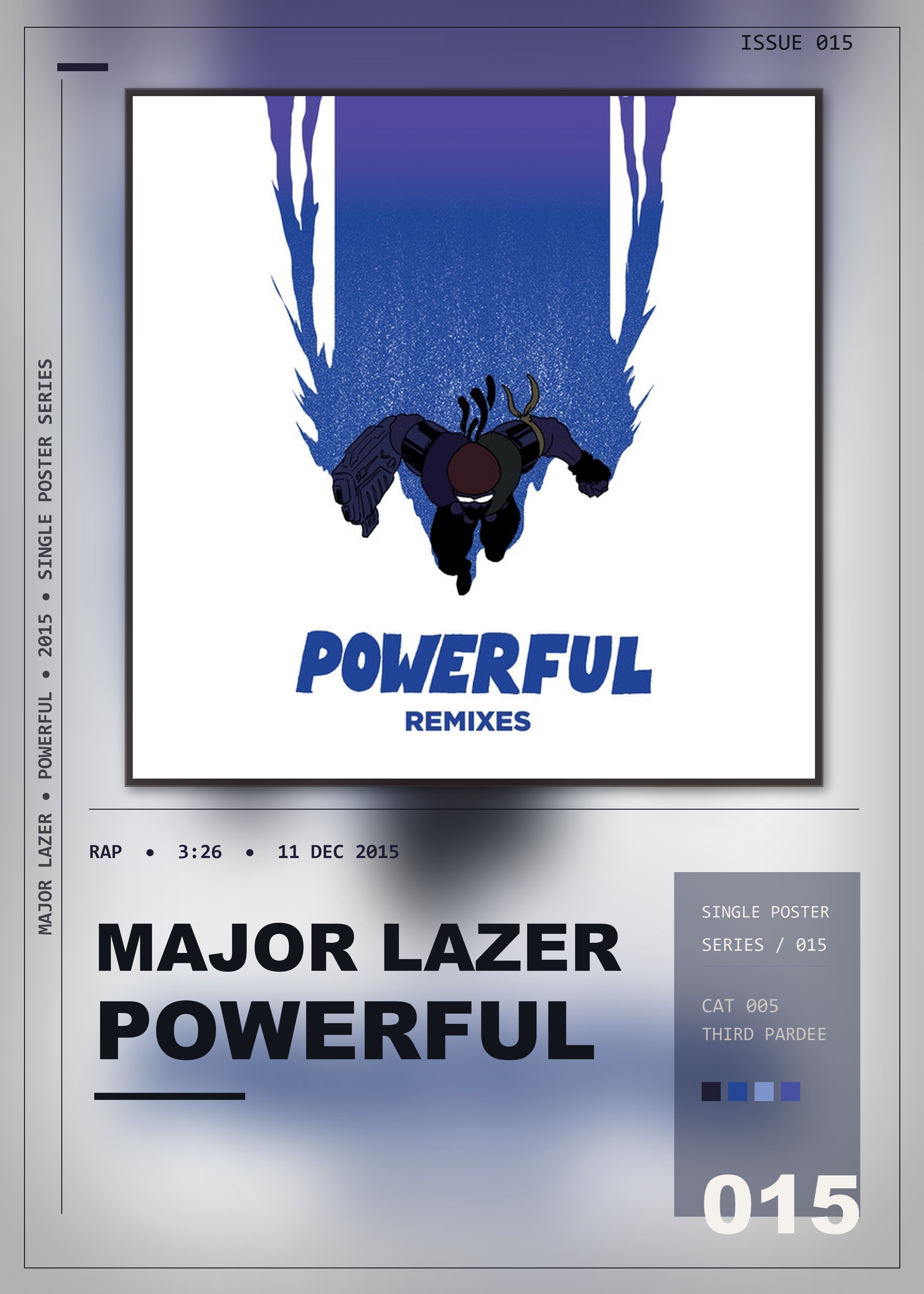 Music poster: Major Lazer - Powerful
