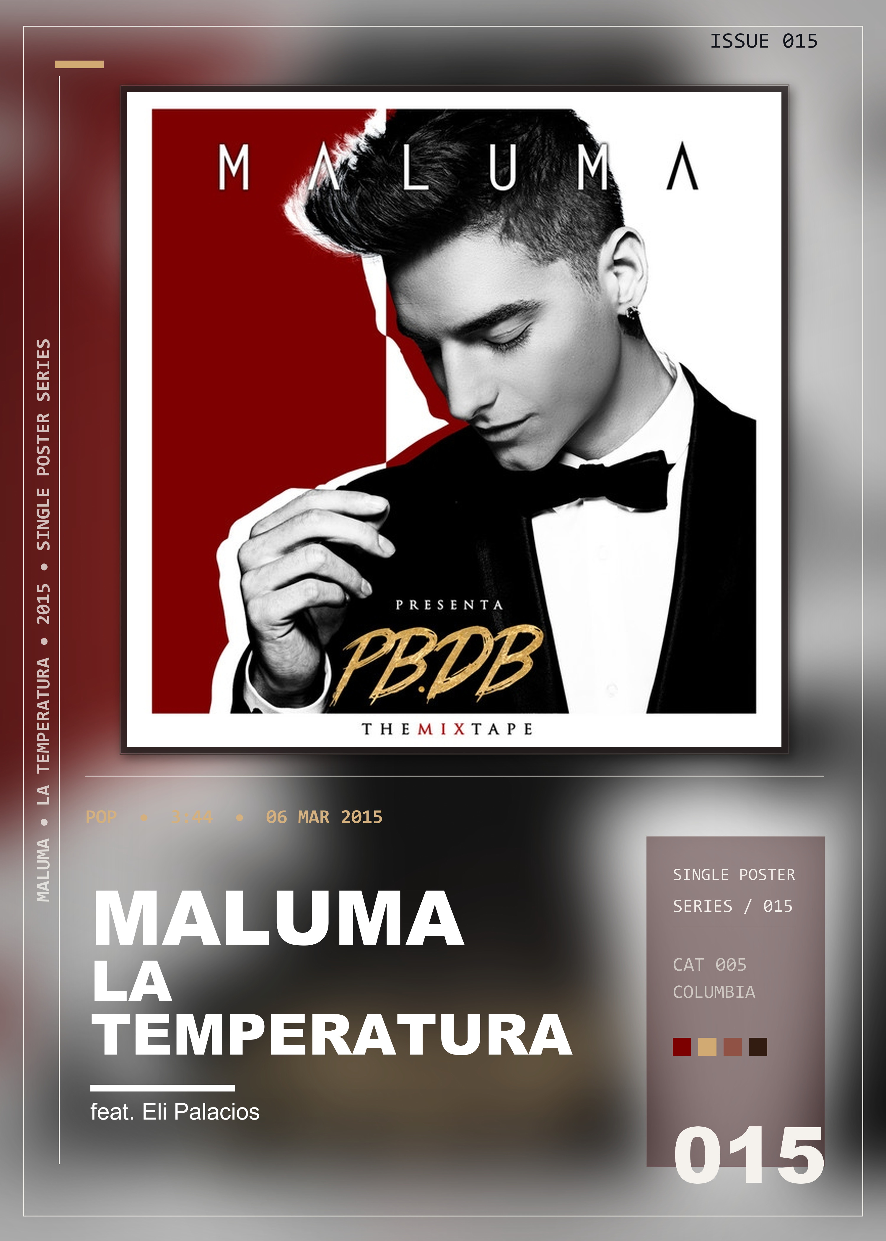 Music poster: Maluma - La Temperatura feat Eli Palacios