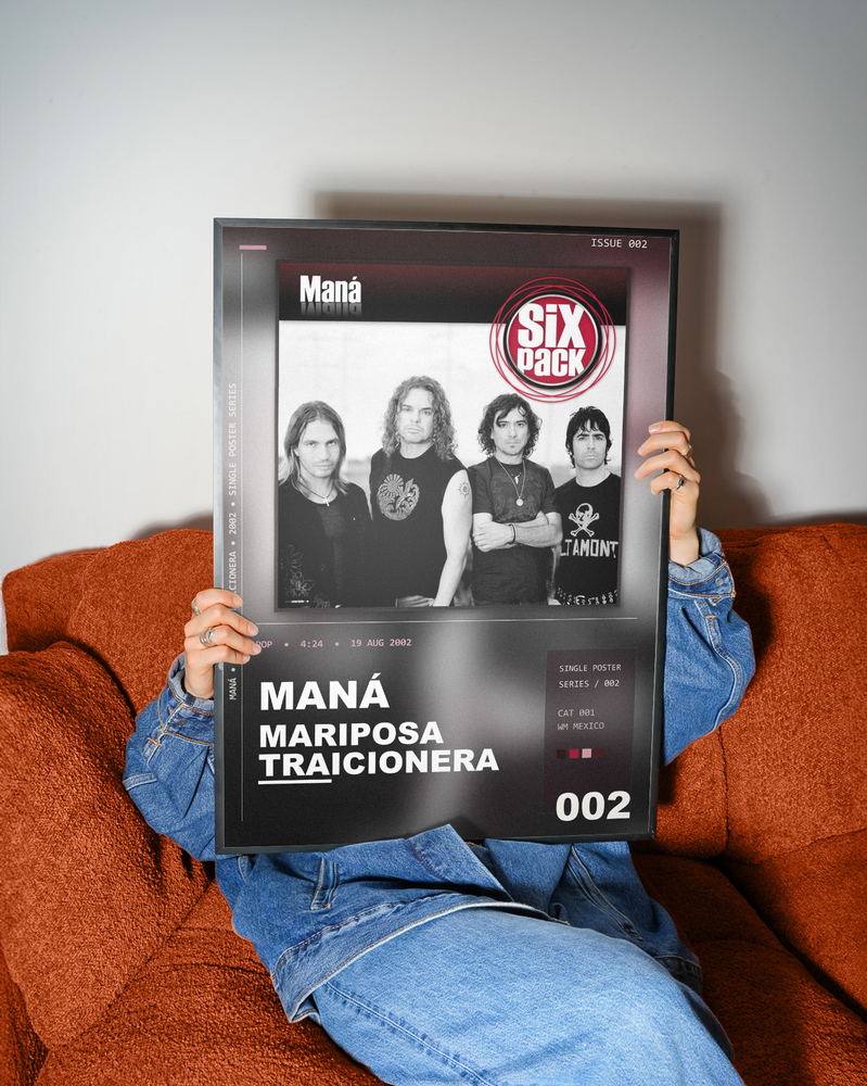 Music poster: Maná - Mariposa Traicionera