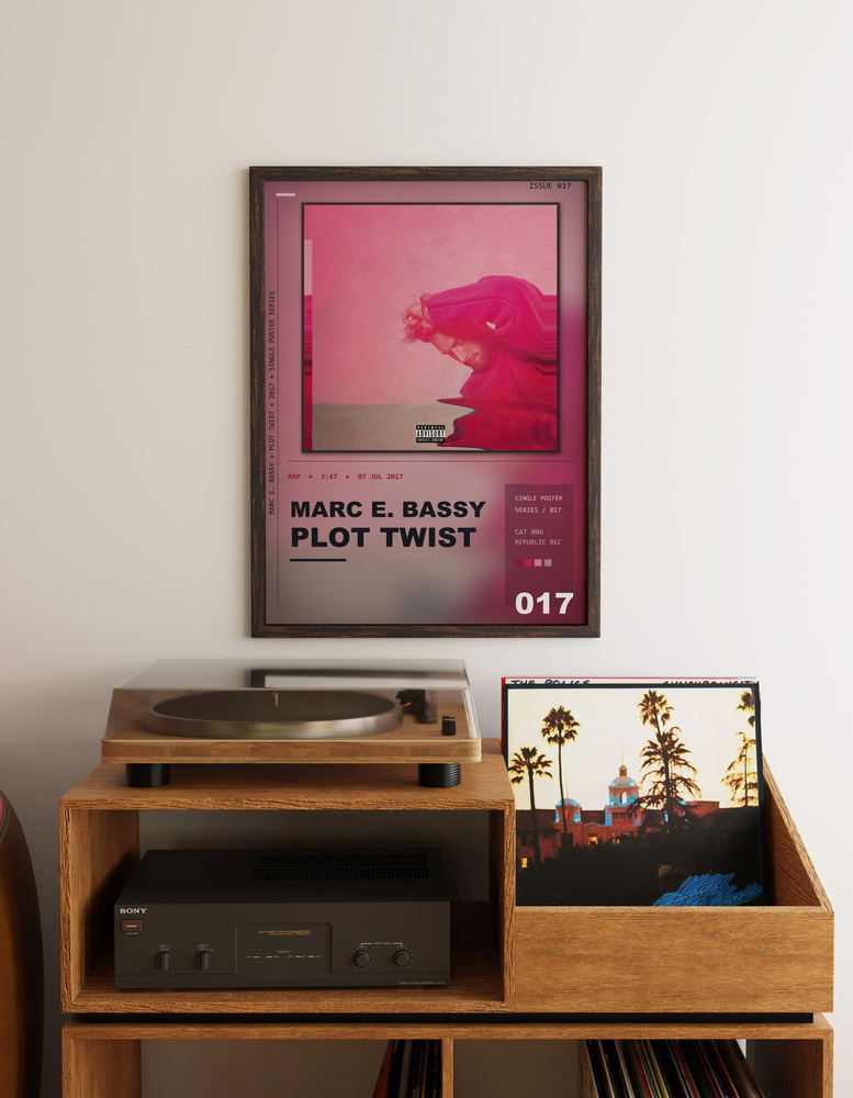 Music poster: Marc E Bassy - Plot Twist