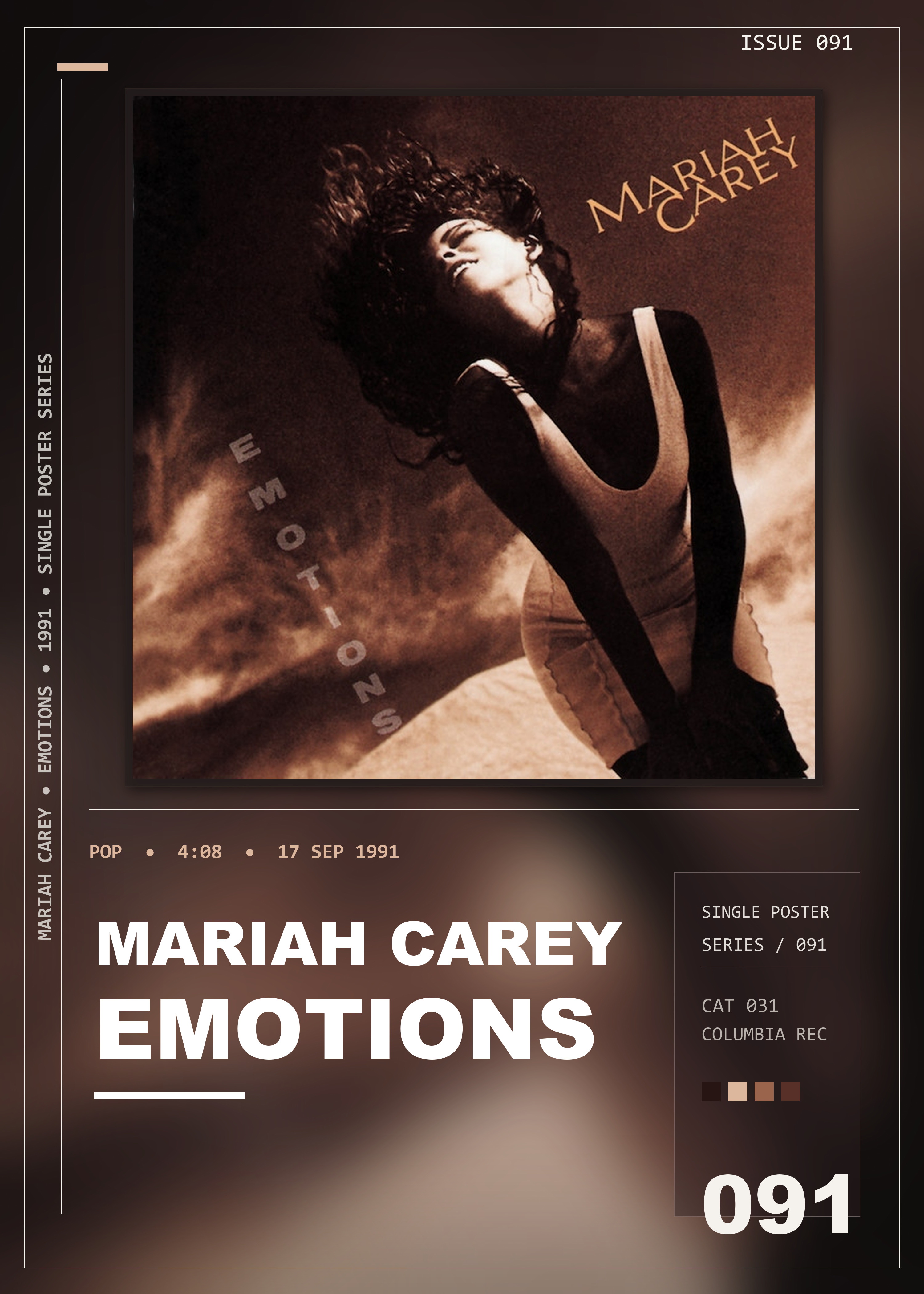 Music poster: Mariah Carey - Emotions