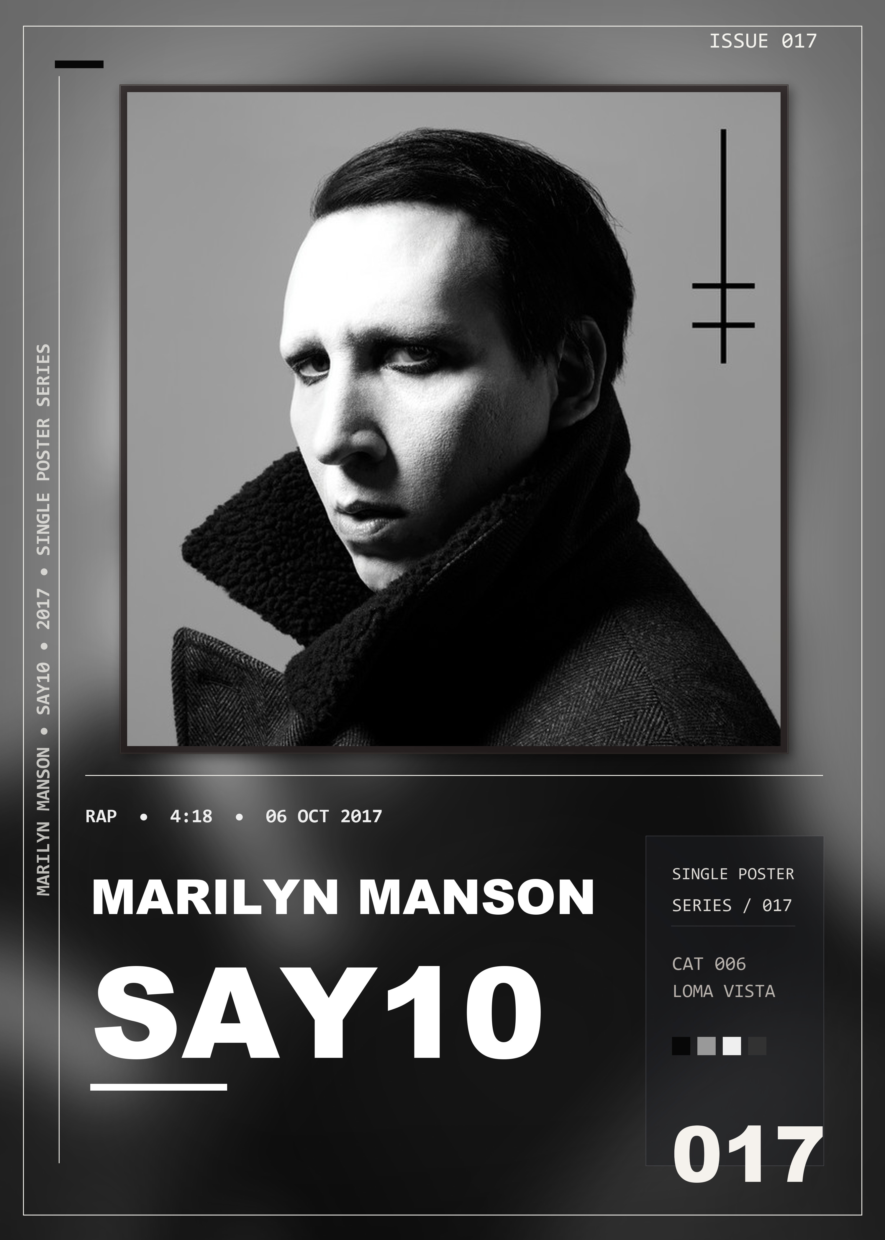 Music poster: Marilyn Manson - SAY10