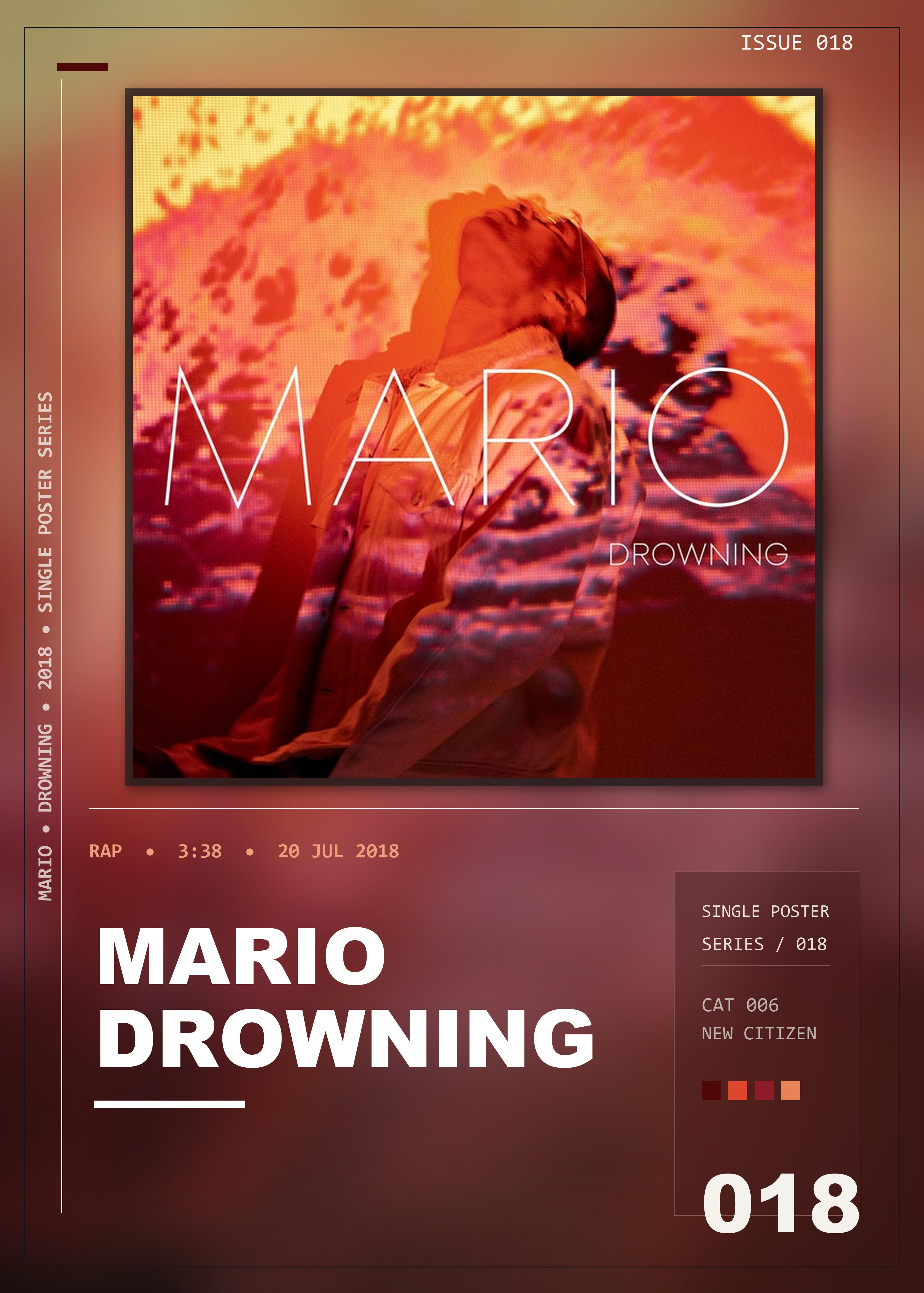 Music poster: Mario - Drowning