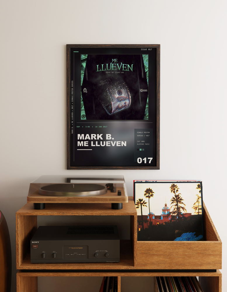 Music poster: Mark B - Me Llueven