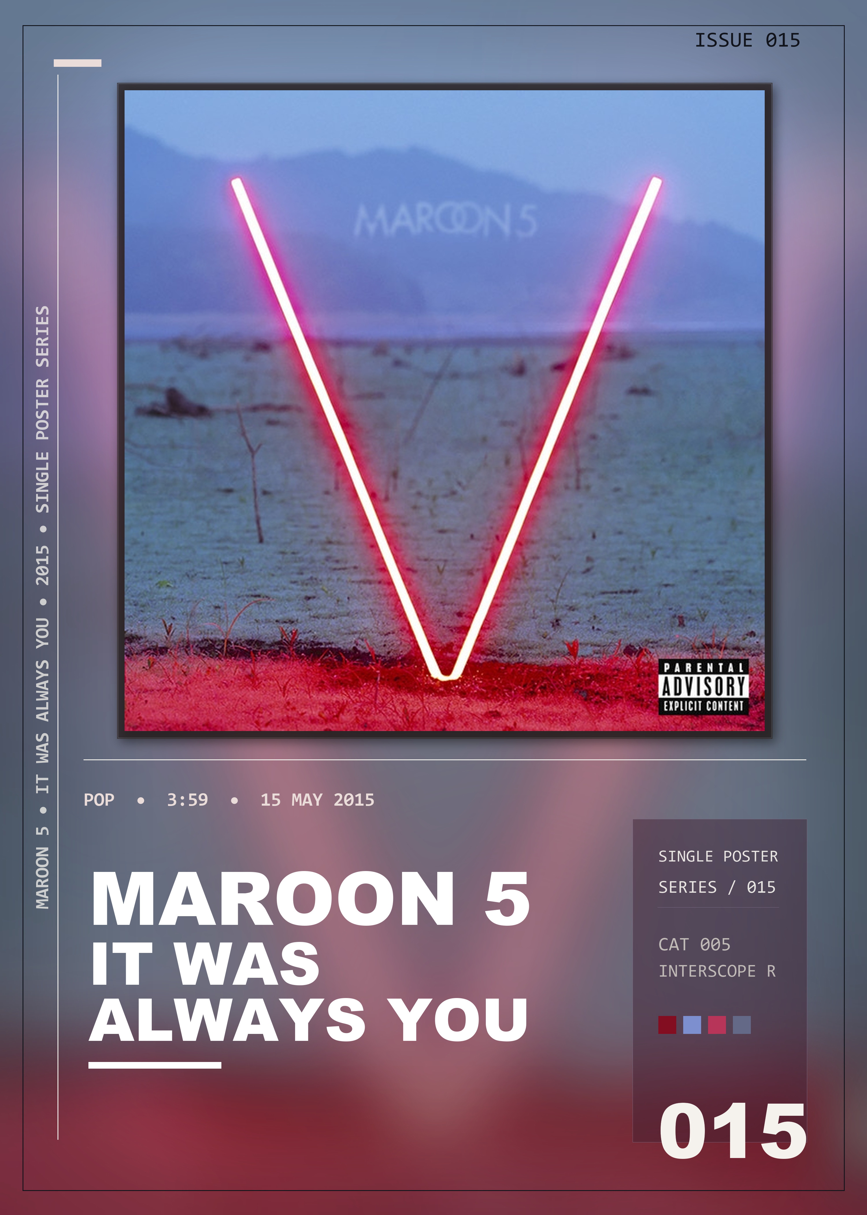 Music poster: Maroon 5 - It Was Always You