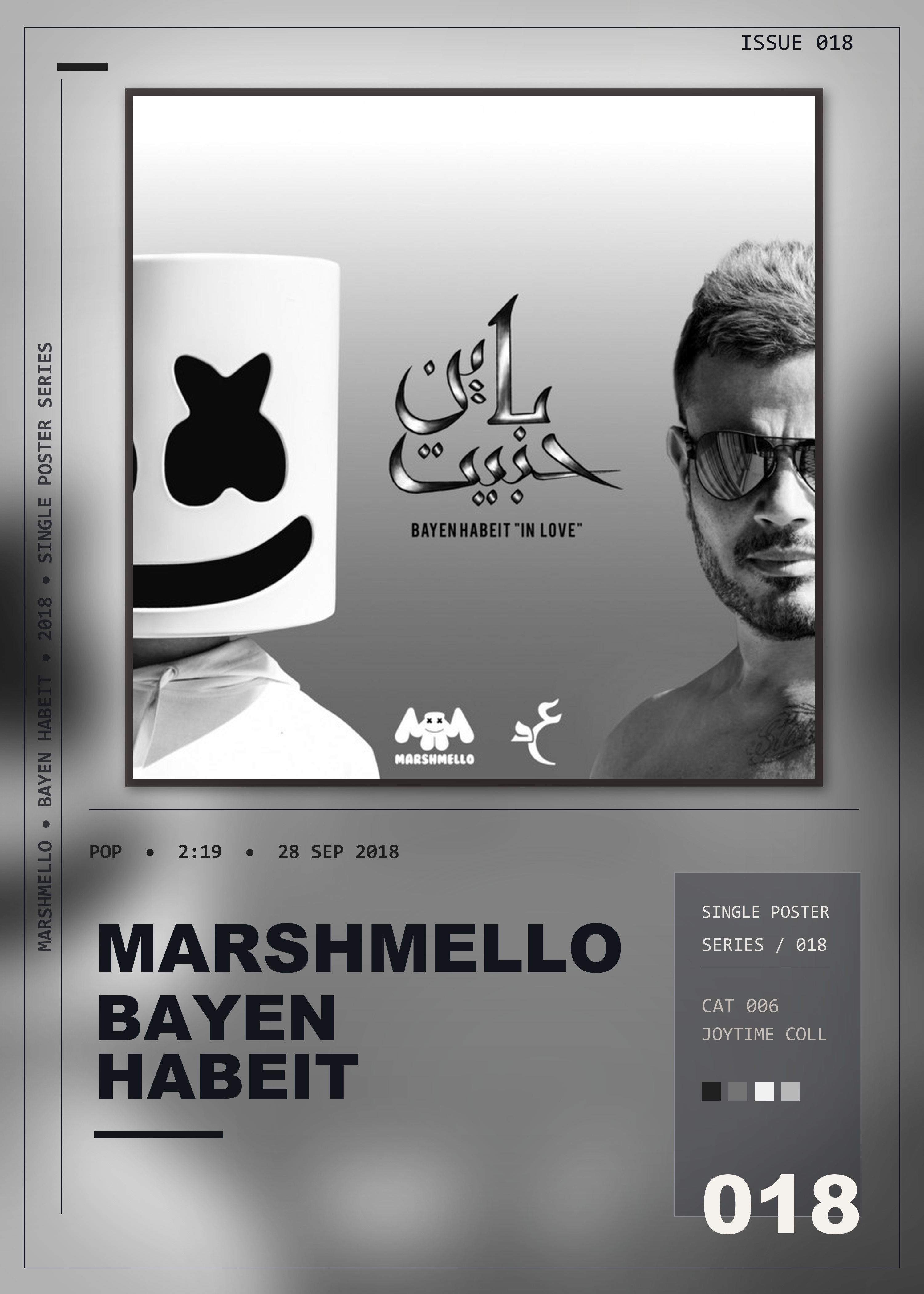 Music poster: Marshmello - Bayen Habeit
