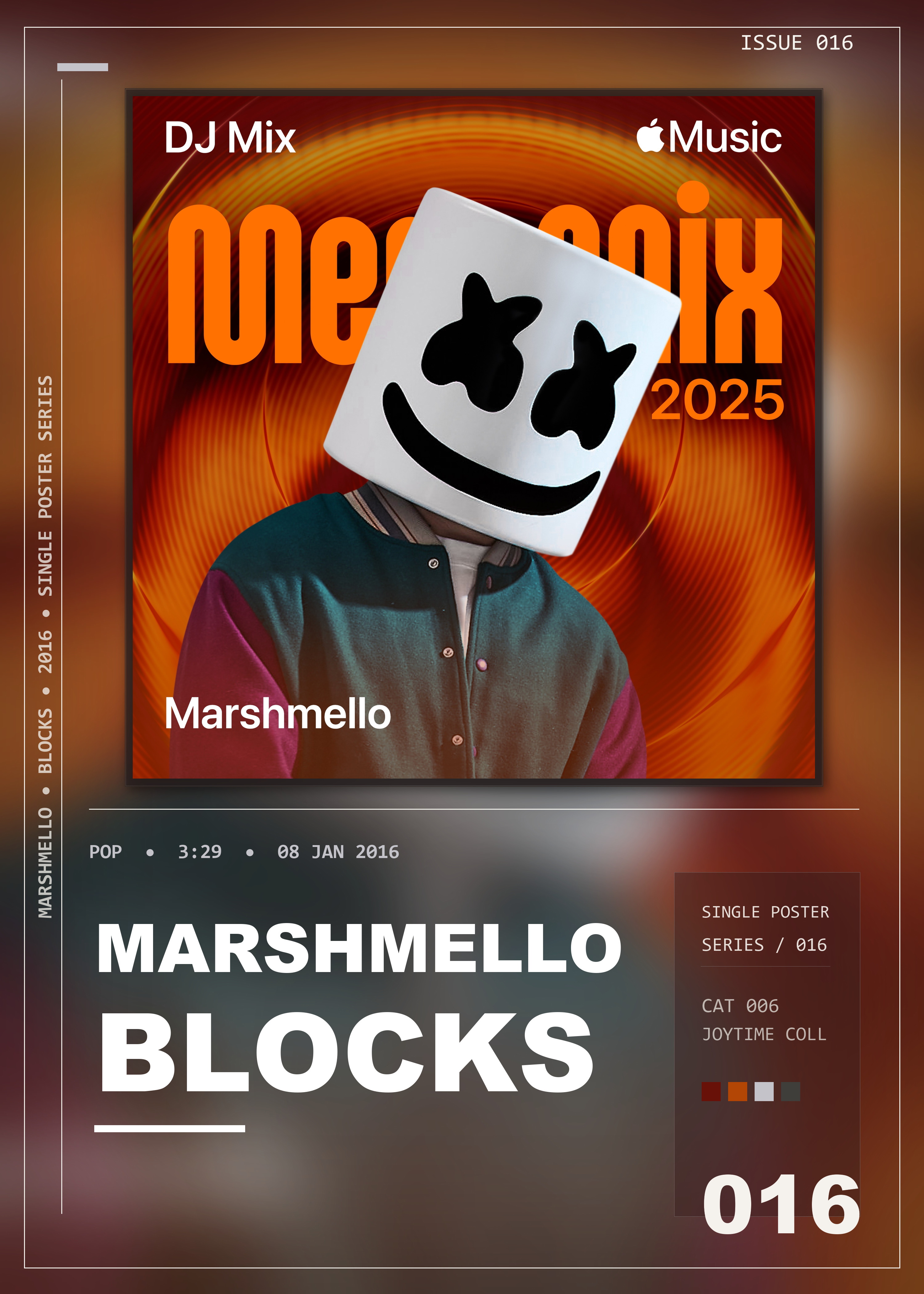 Music poster: Marshmello - Blocks
