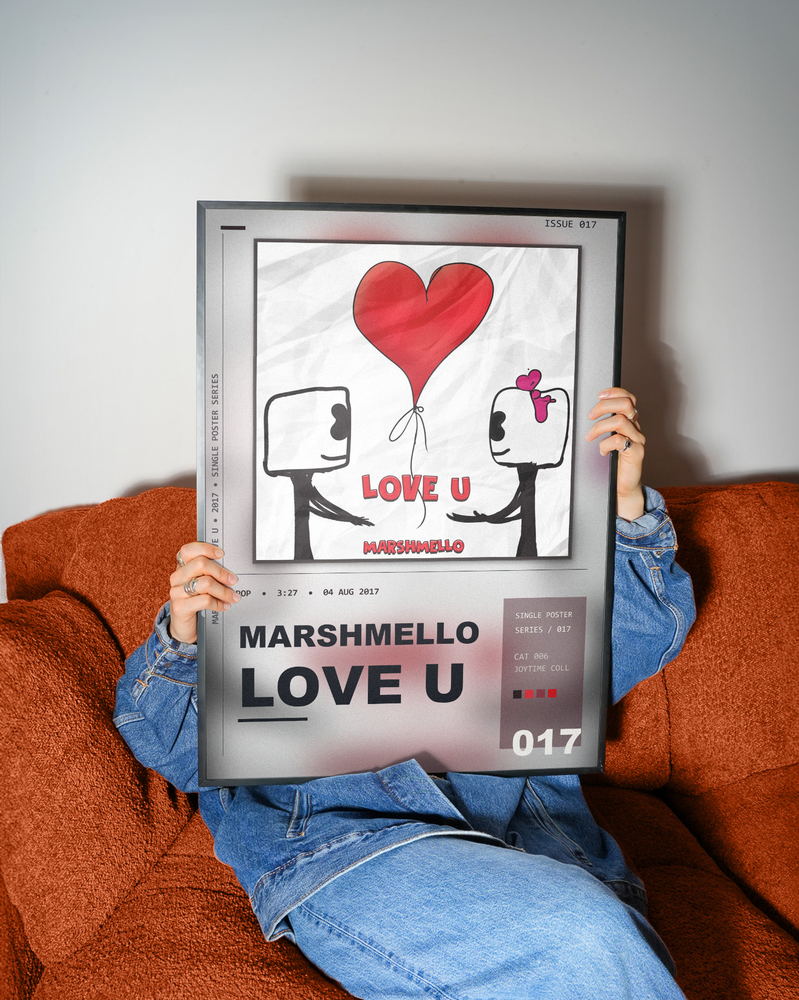 Music poster: Marshmello - Love U