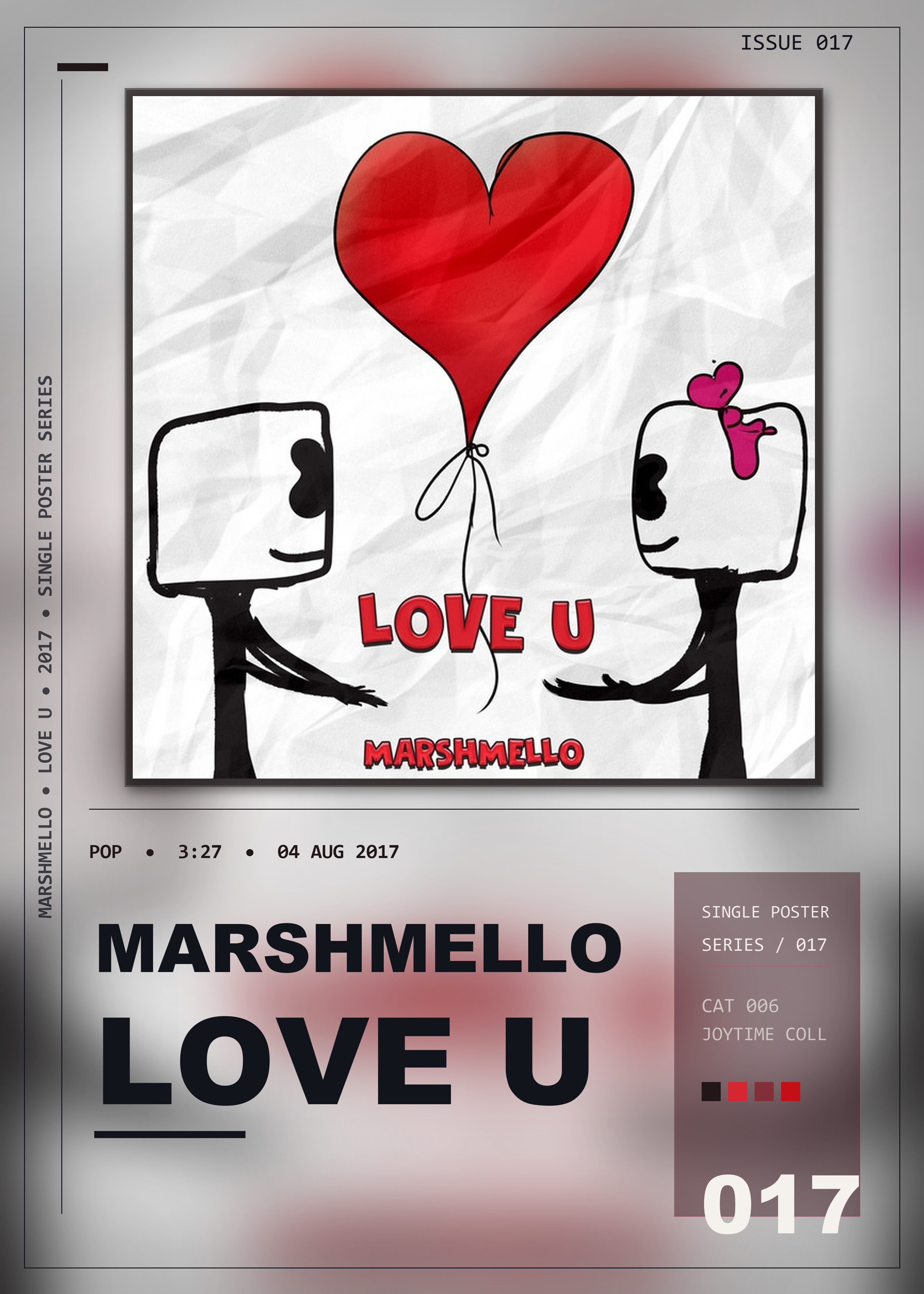 Music poster: Marshmello - Love U