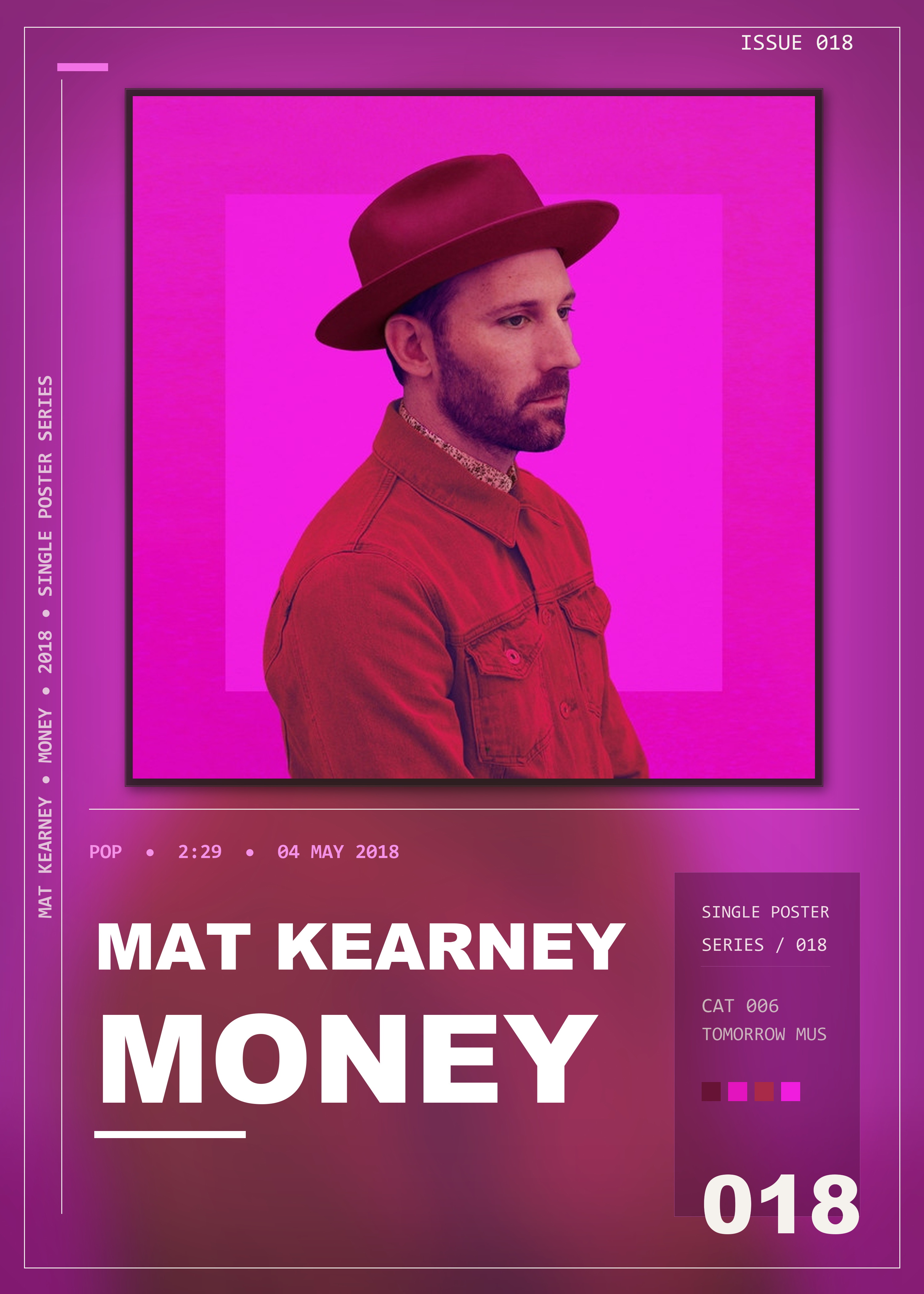 Music poster: Mat Kearney - Money
