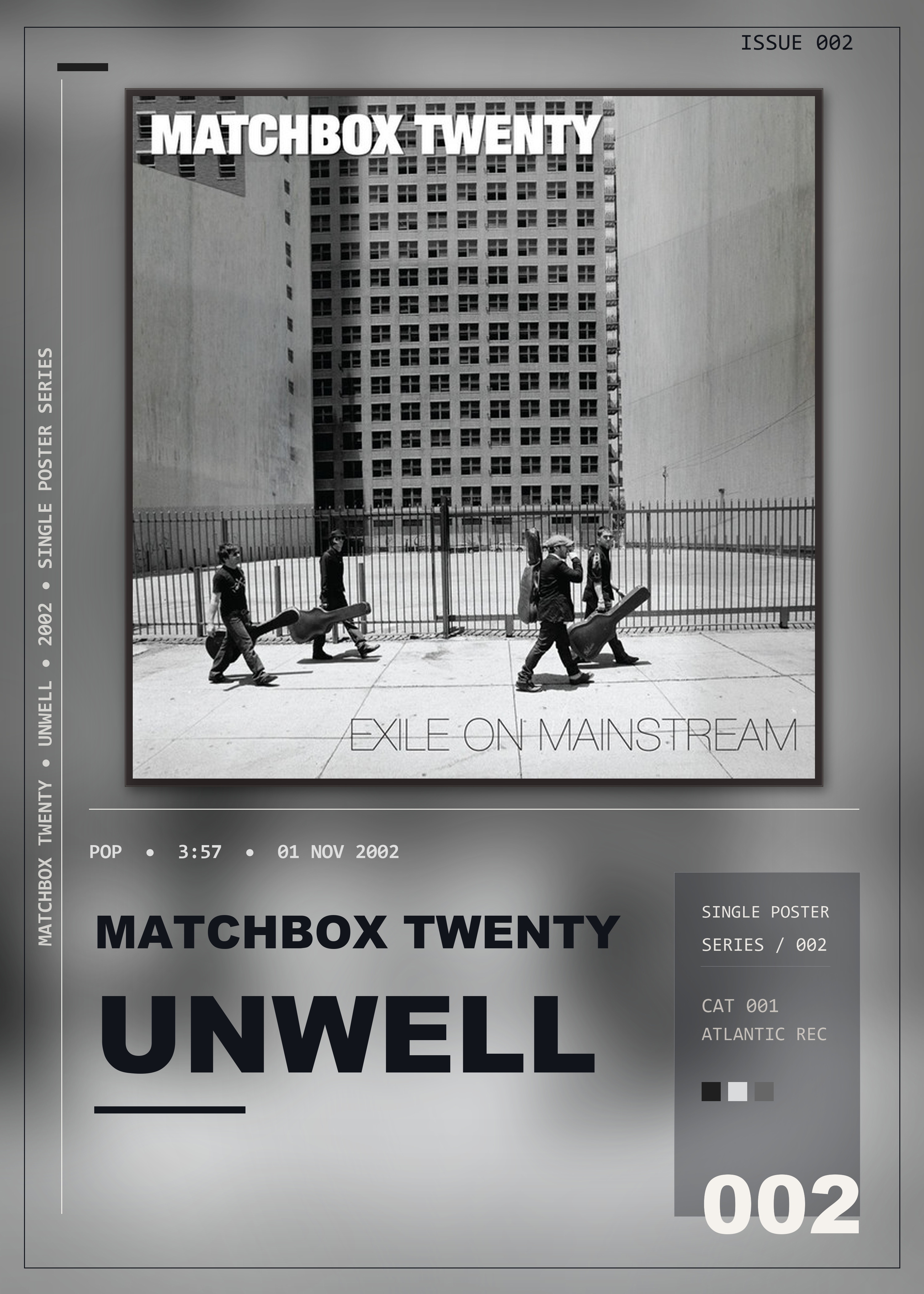 Music poster: Matchbox Twenty - Unwell