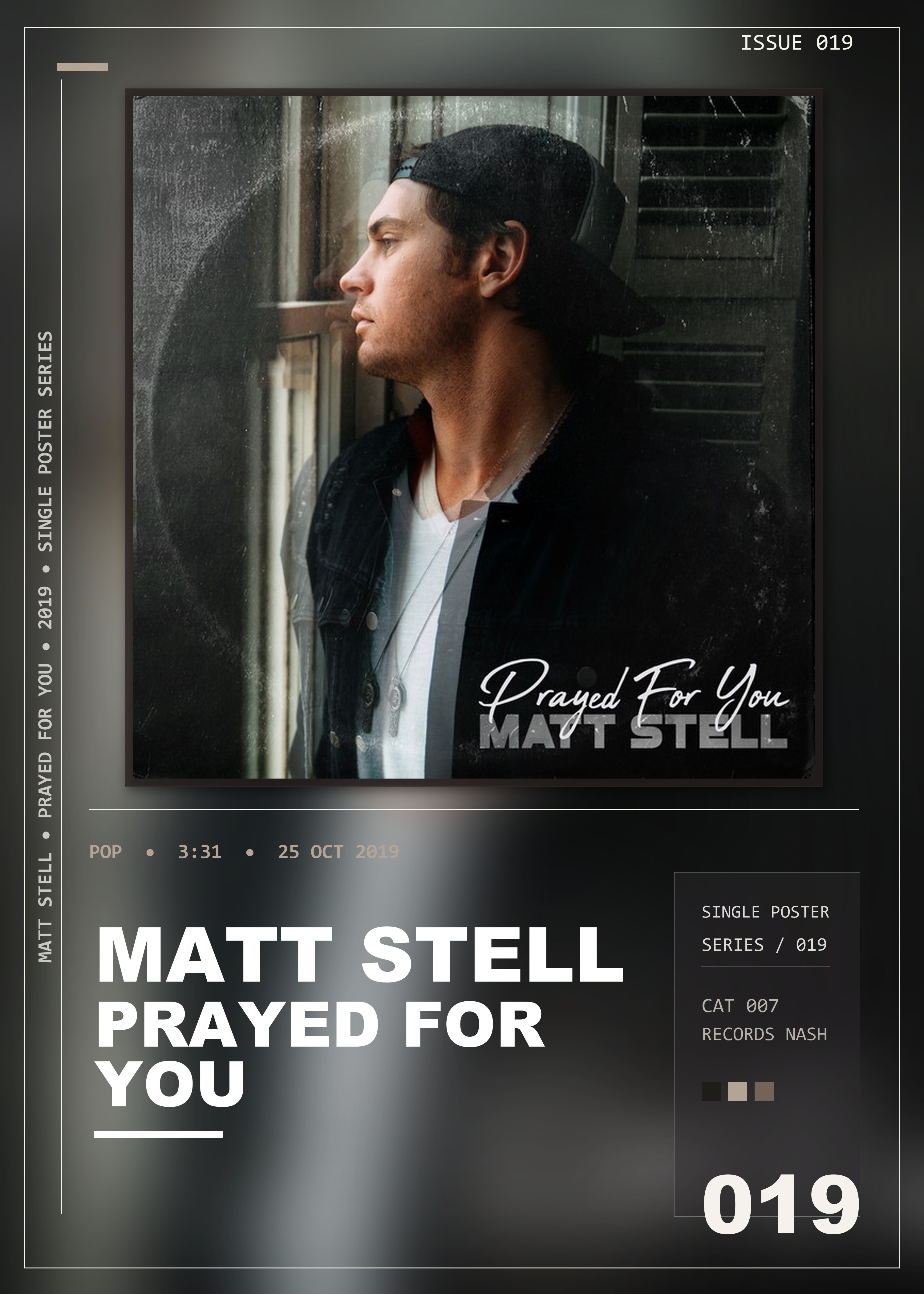 Music poster: Matt Stell - Prayed For You