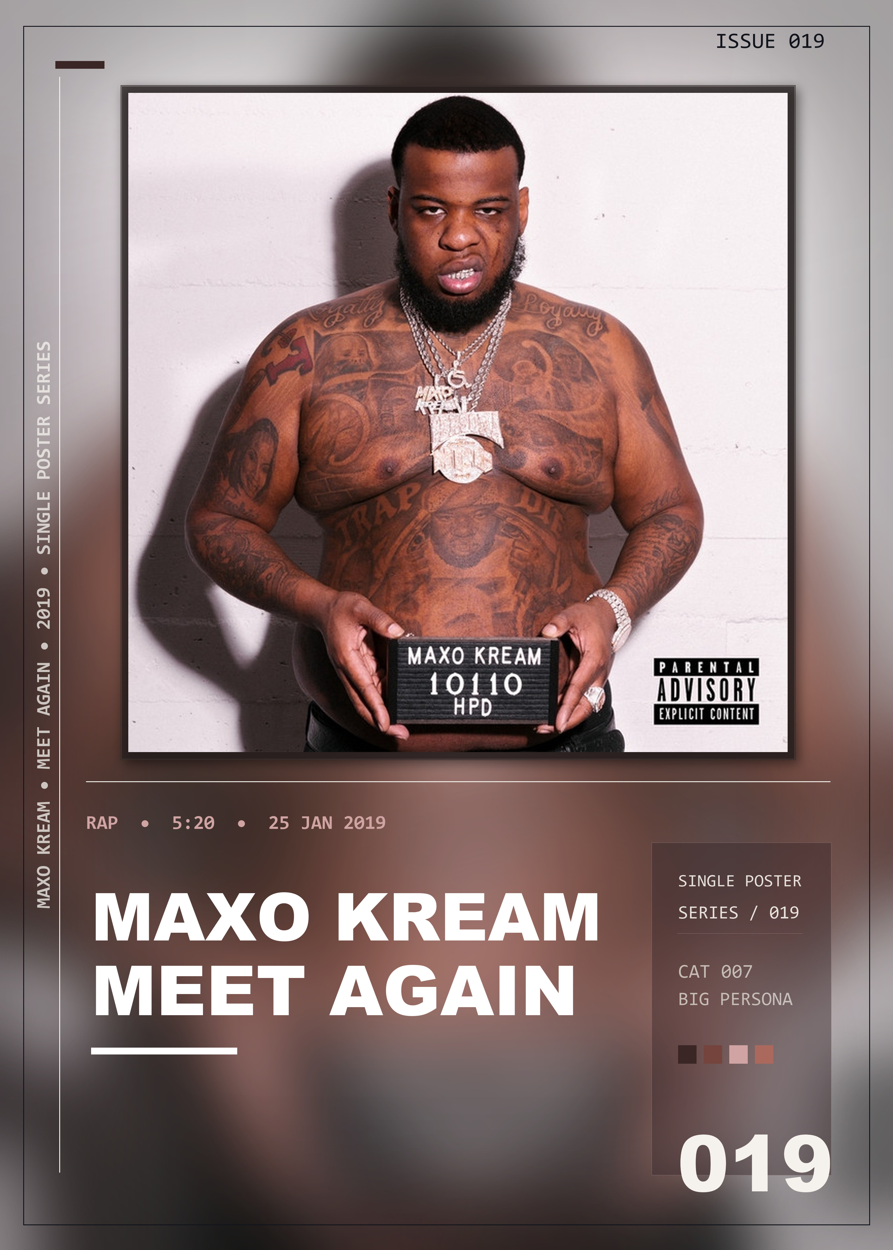 Music poster: Maxo Kream - Meet Again