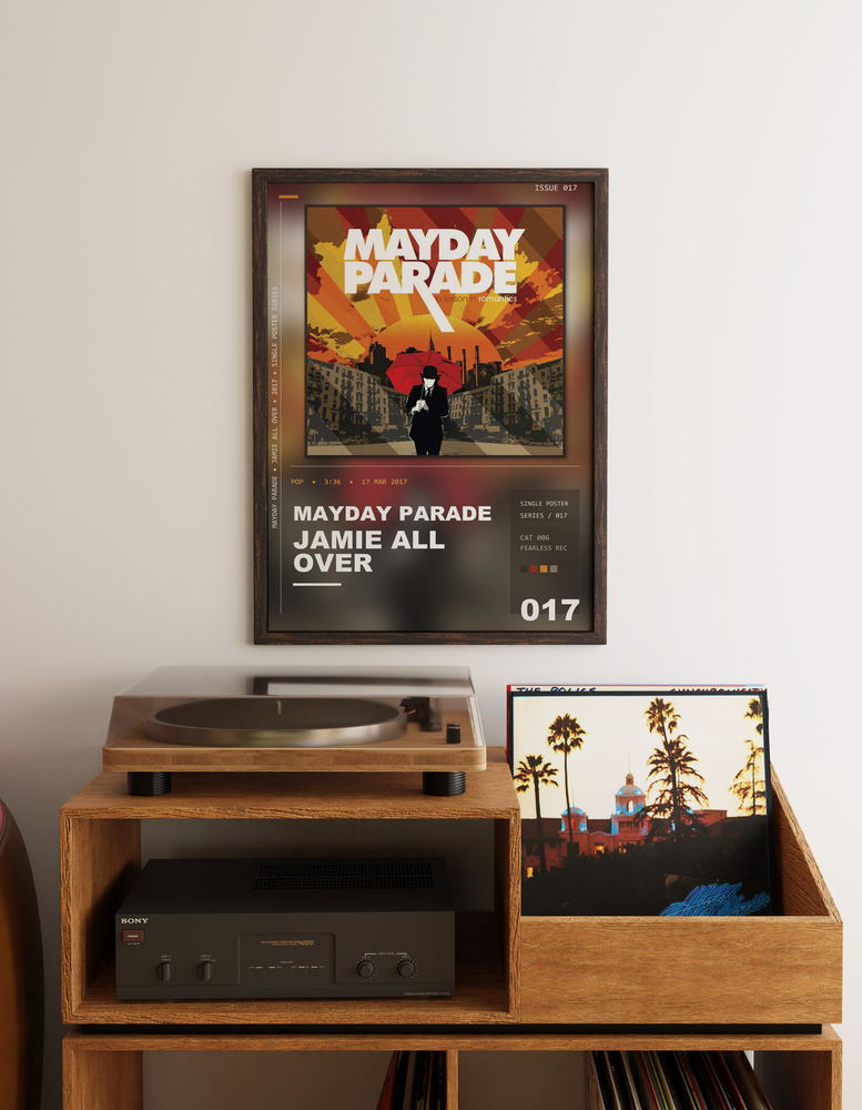 Music poster: Mayday Parade - Jamie All Over