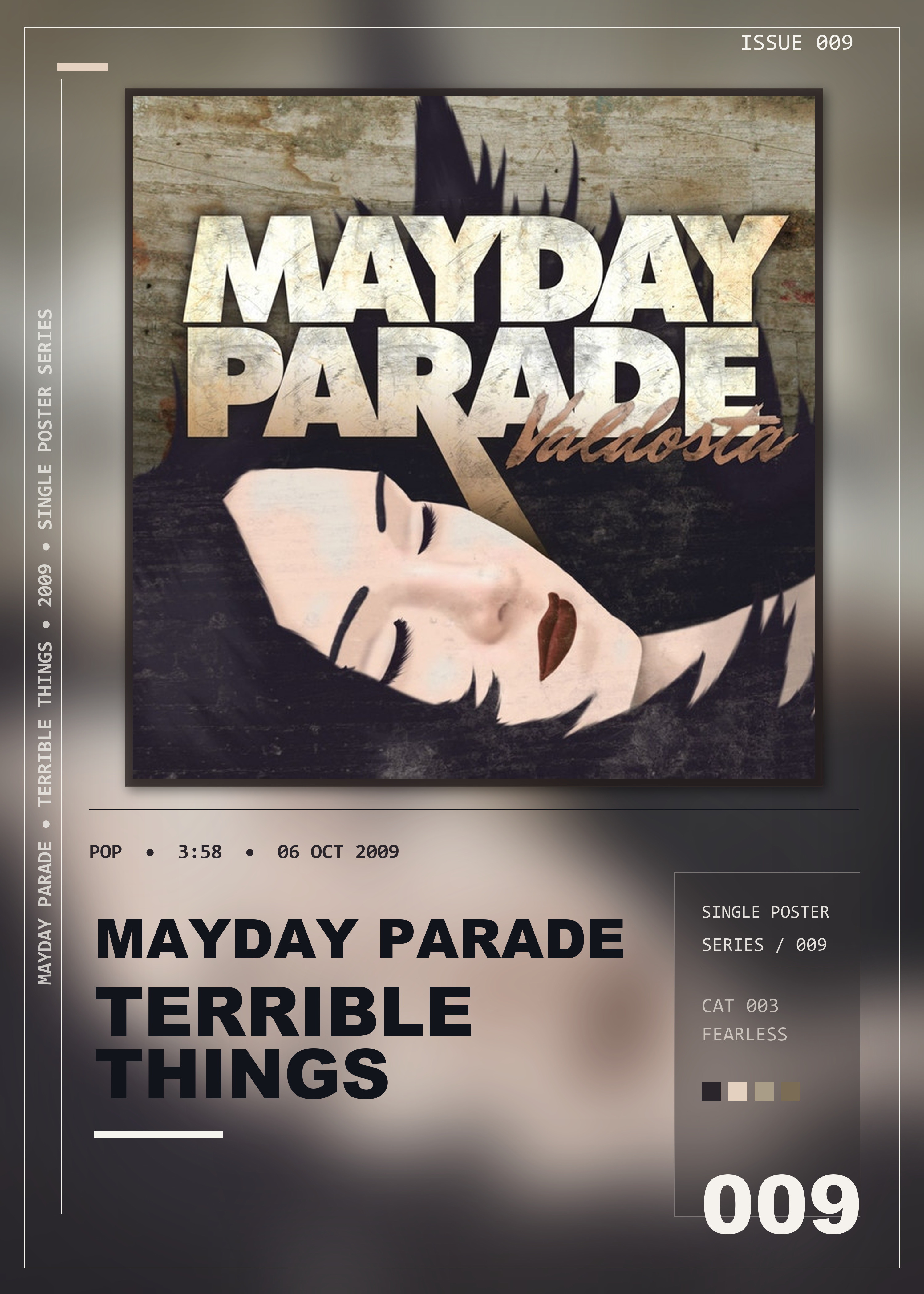 Music poster: Mayday Parade - Terrible Things