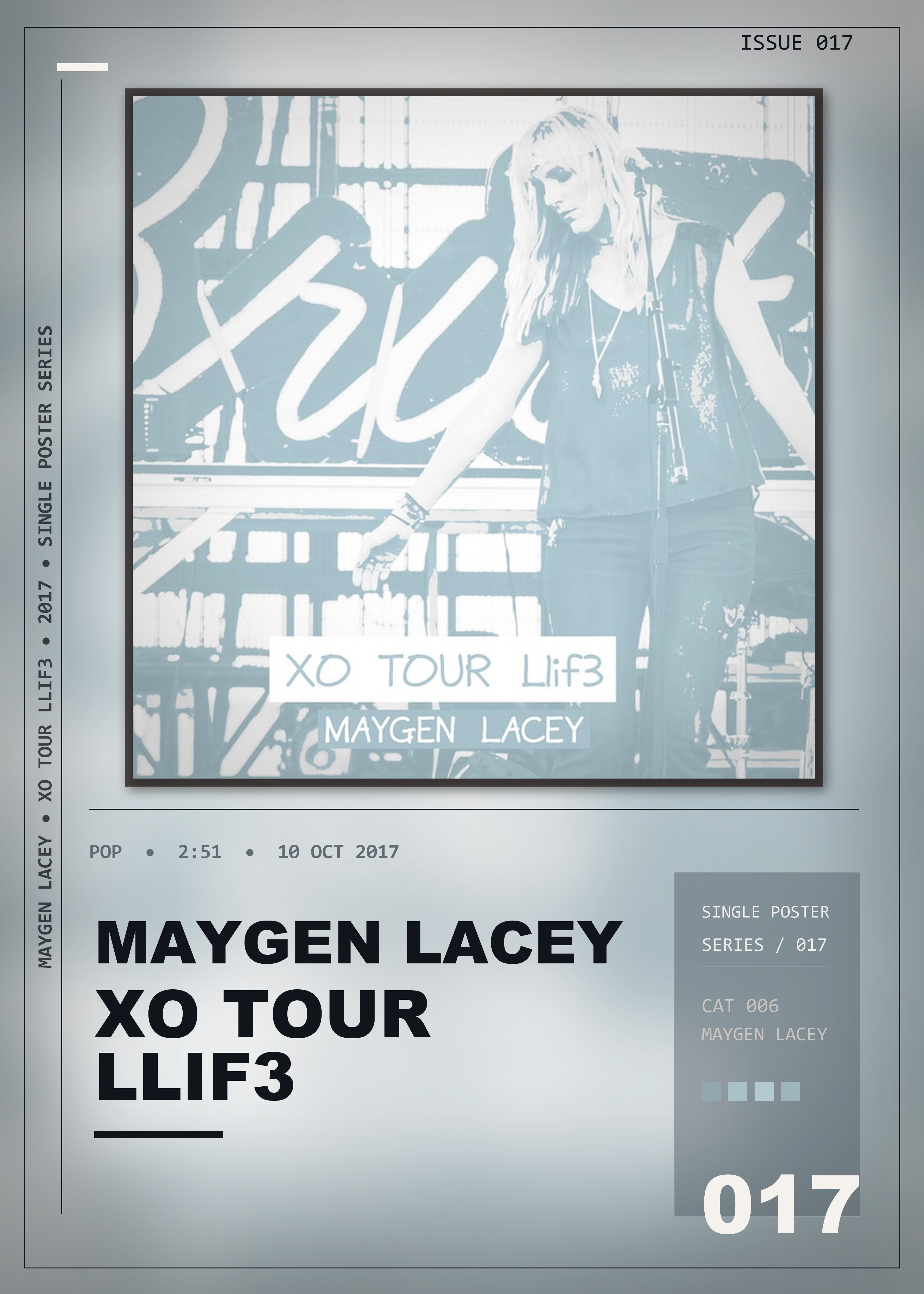 Music poster: Maygen Lacey - XO TOUR Llif3