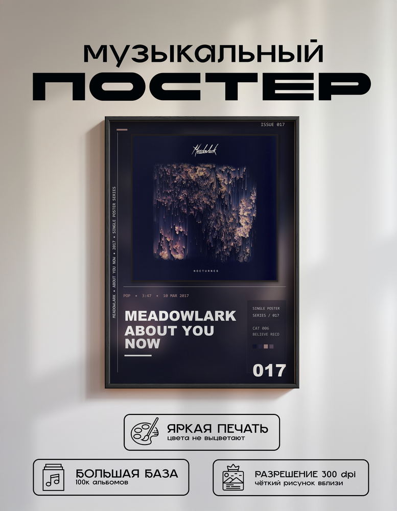 Music poster: Meadowlark - About You Now