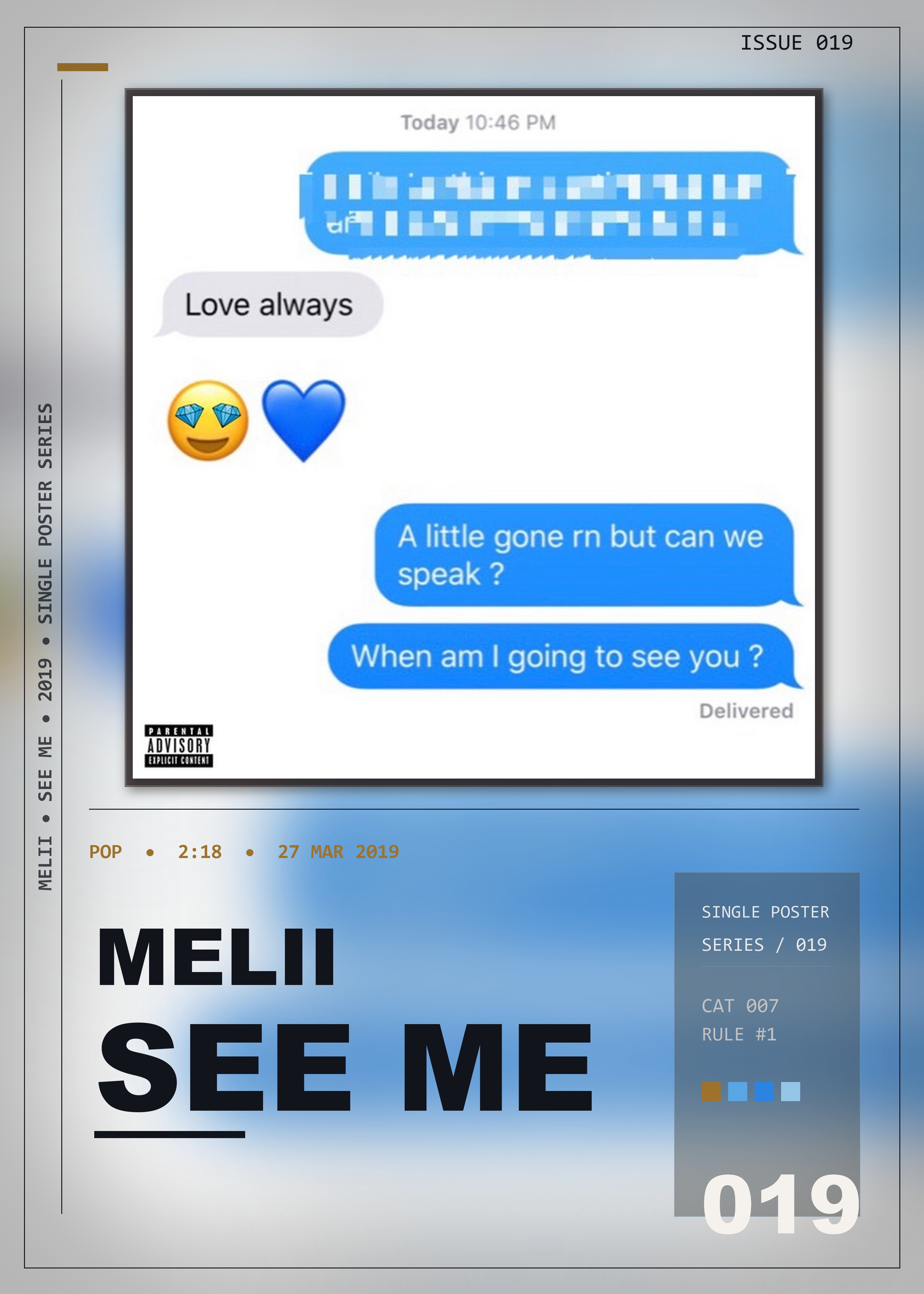 Music poster: Melii - See Me