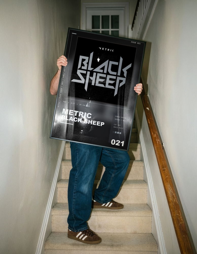 Music poster: Metric - Black Sheep