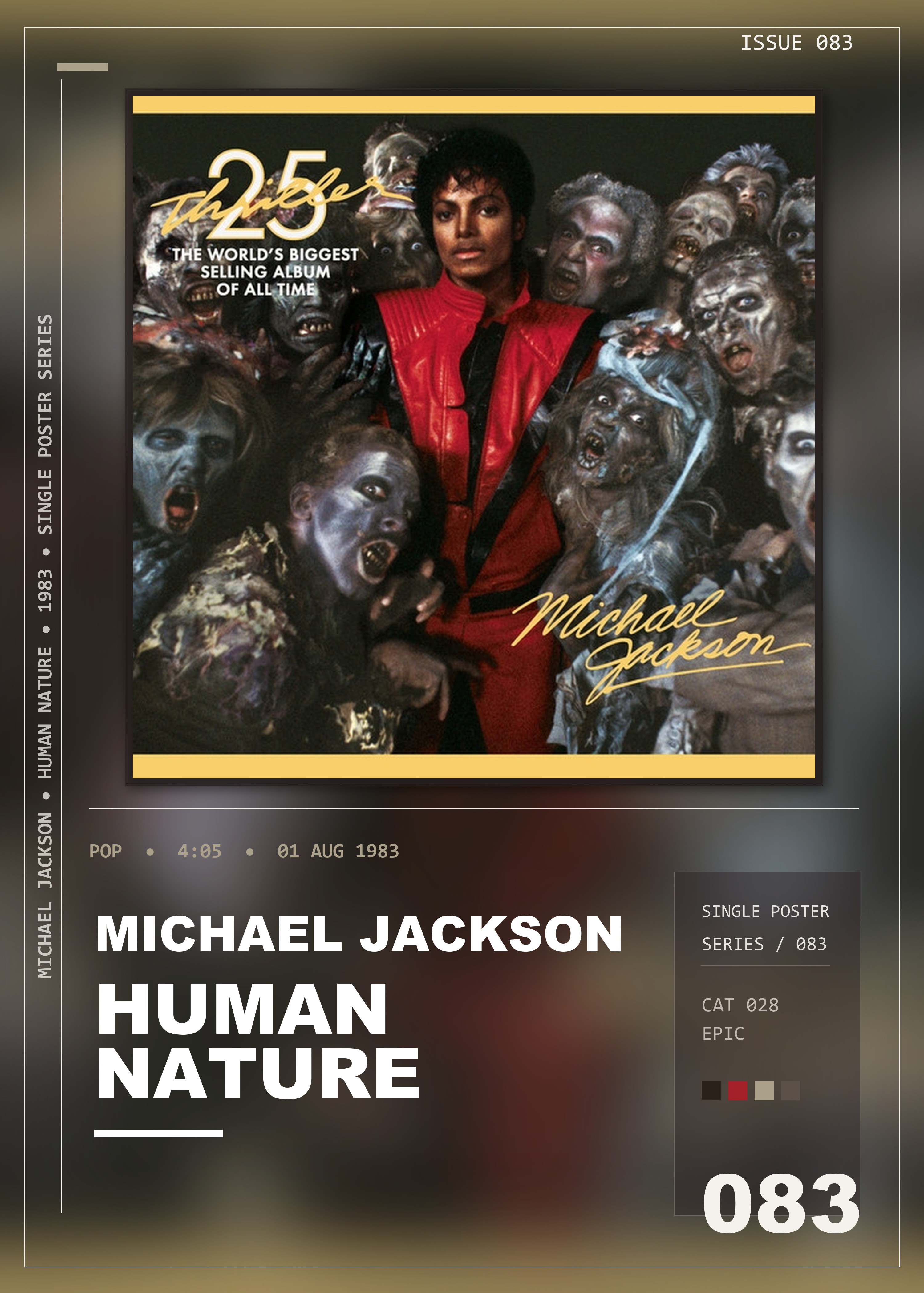 Music poster: Michael Jackson - Human Nature