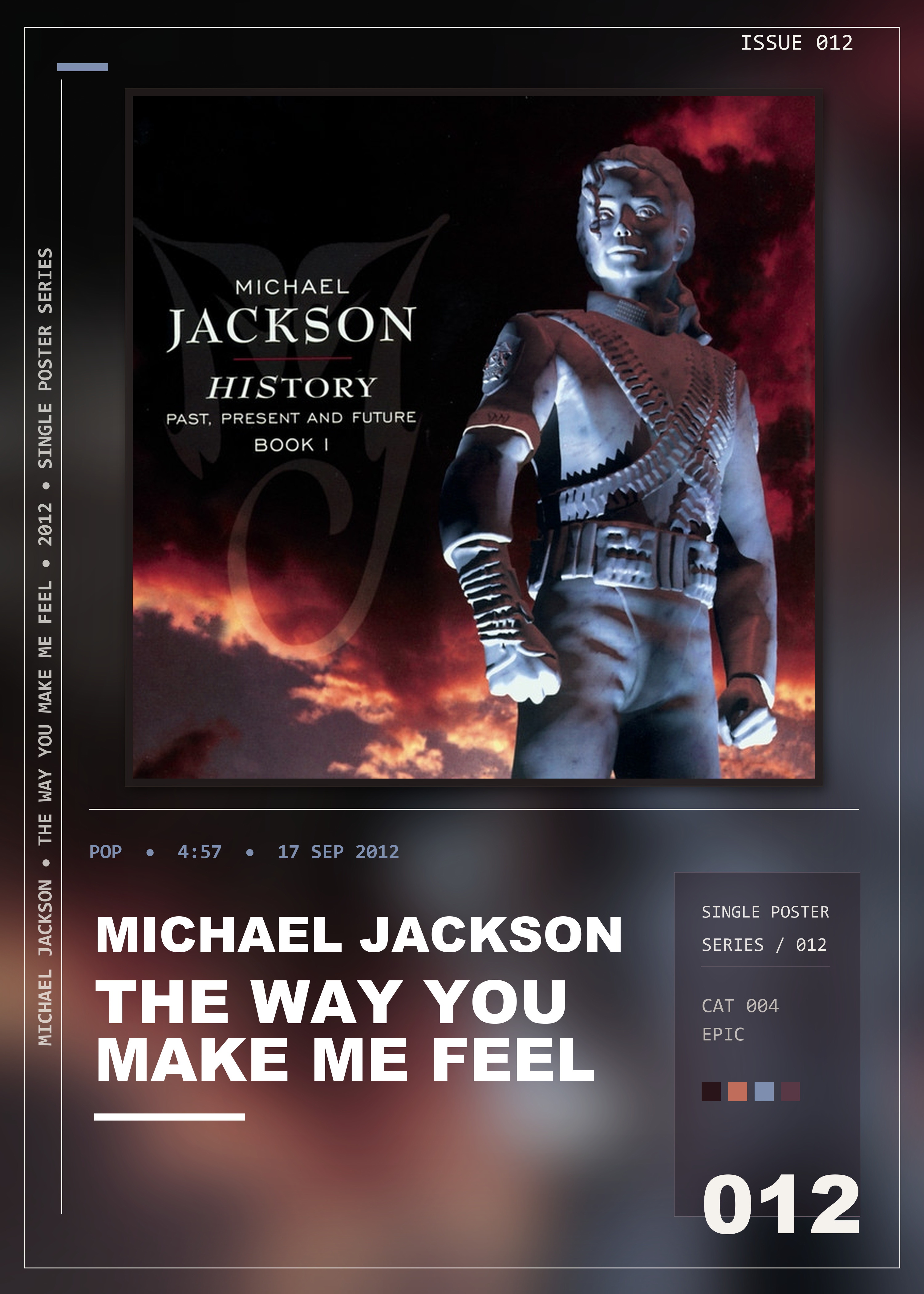 Music poster: Michael Jackson - The Way You Make Me Feel