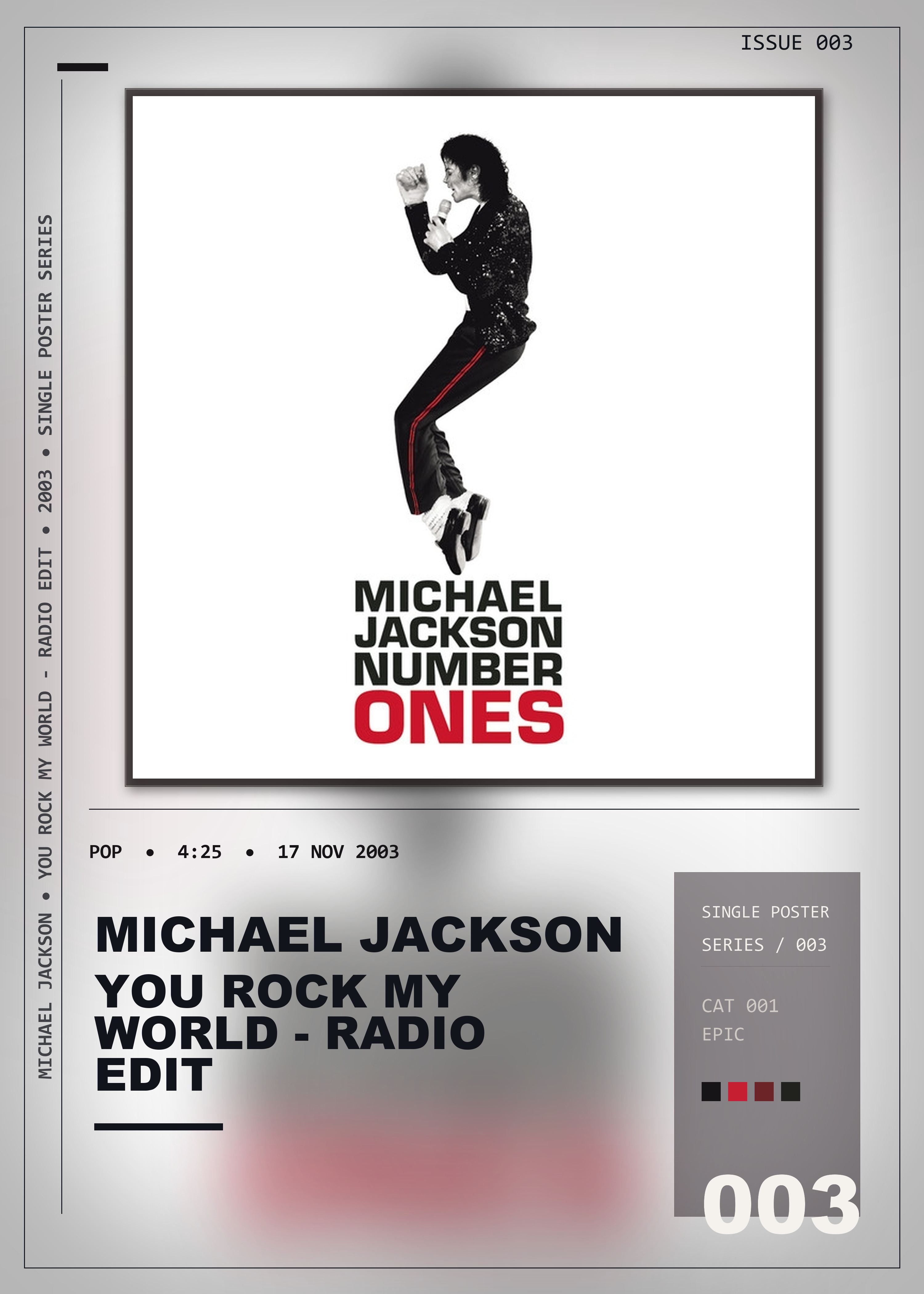 Music poster: Michael Jackson - You Rock My World - Radio Edit