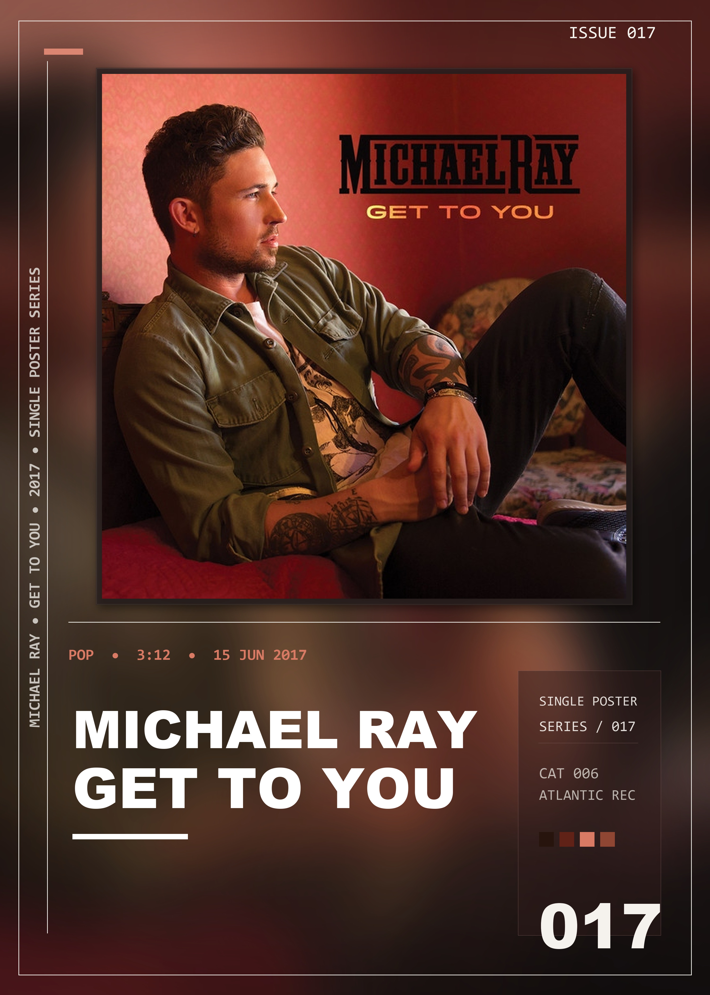 Music poster: Michael Ray - Get To You