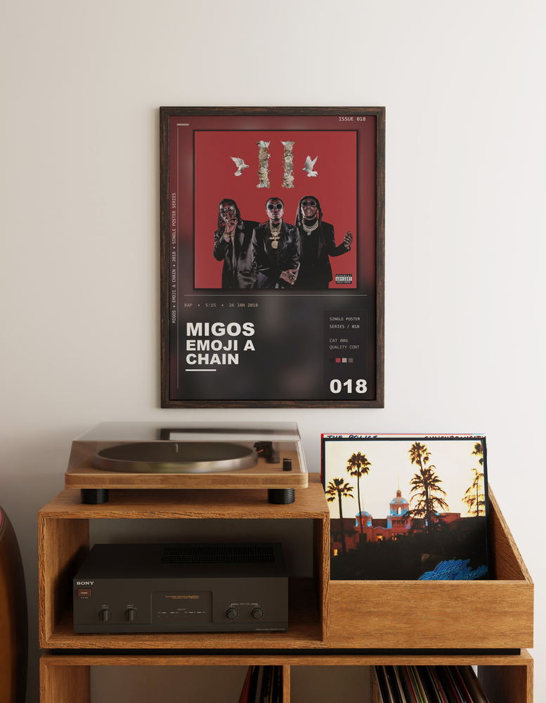 Music poster: Migos - Emoji A Chain