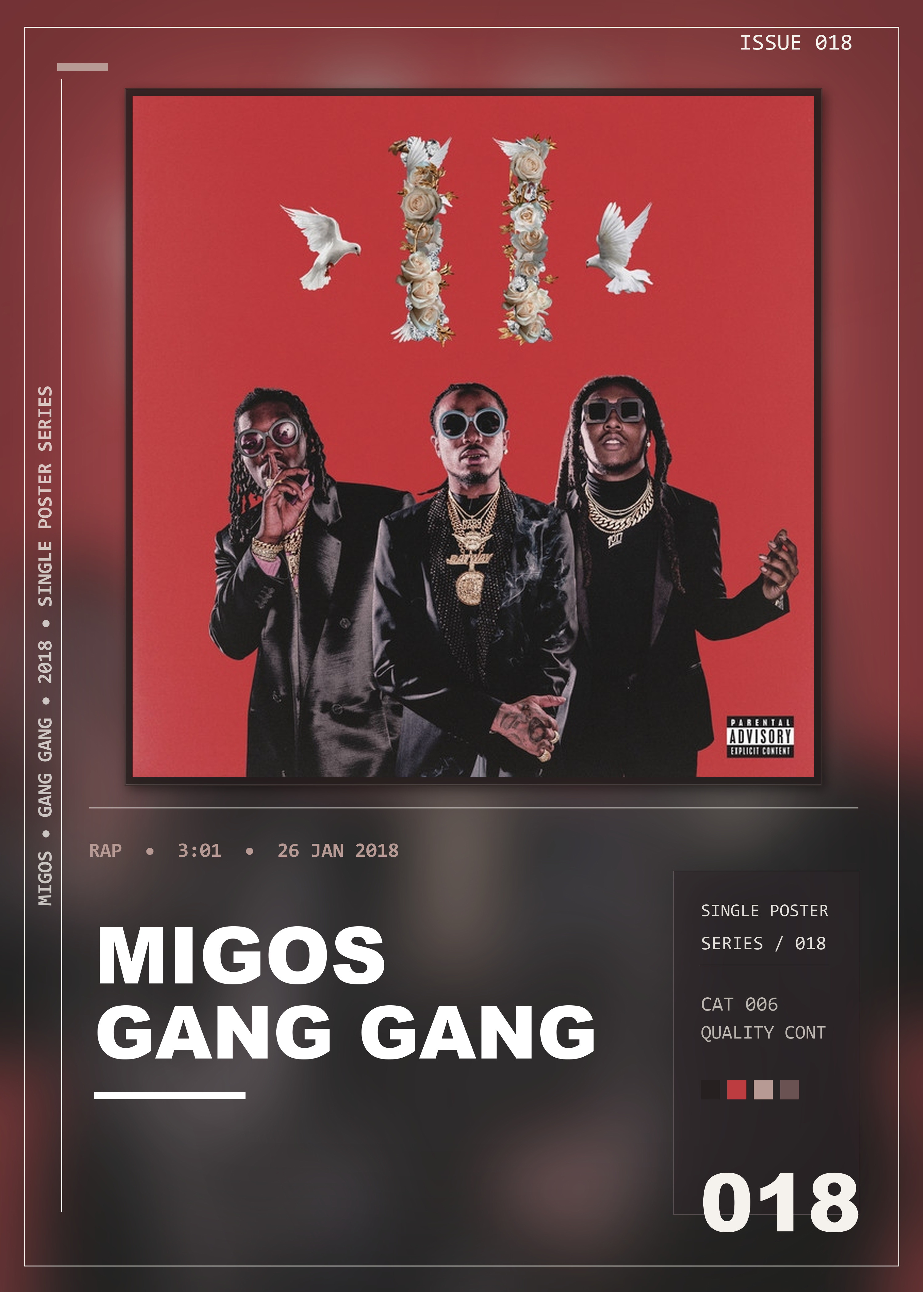 Music poster: Migos - Gang Gang