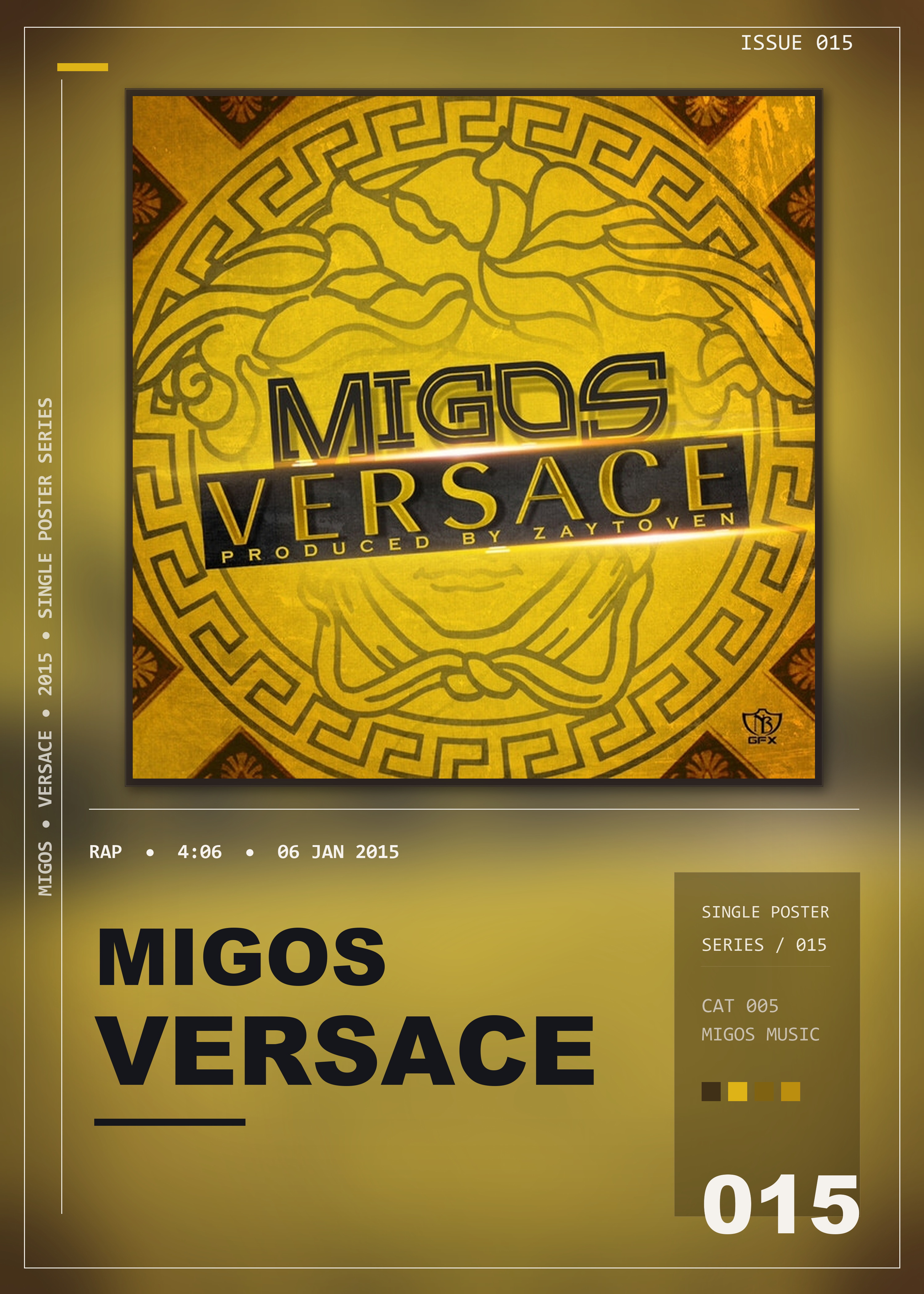 Music poster: Migos - Versace Remix