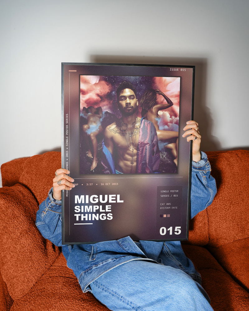 Music poster: Miguel - Simple Things Remix