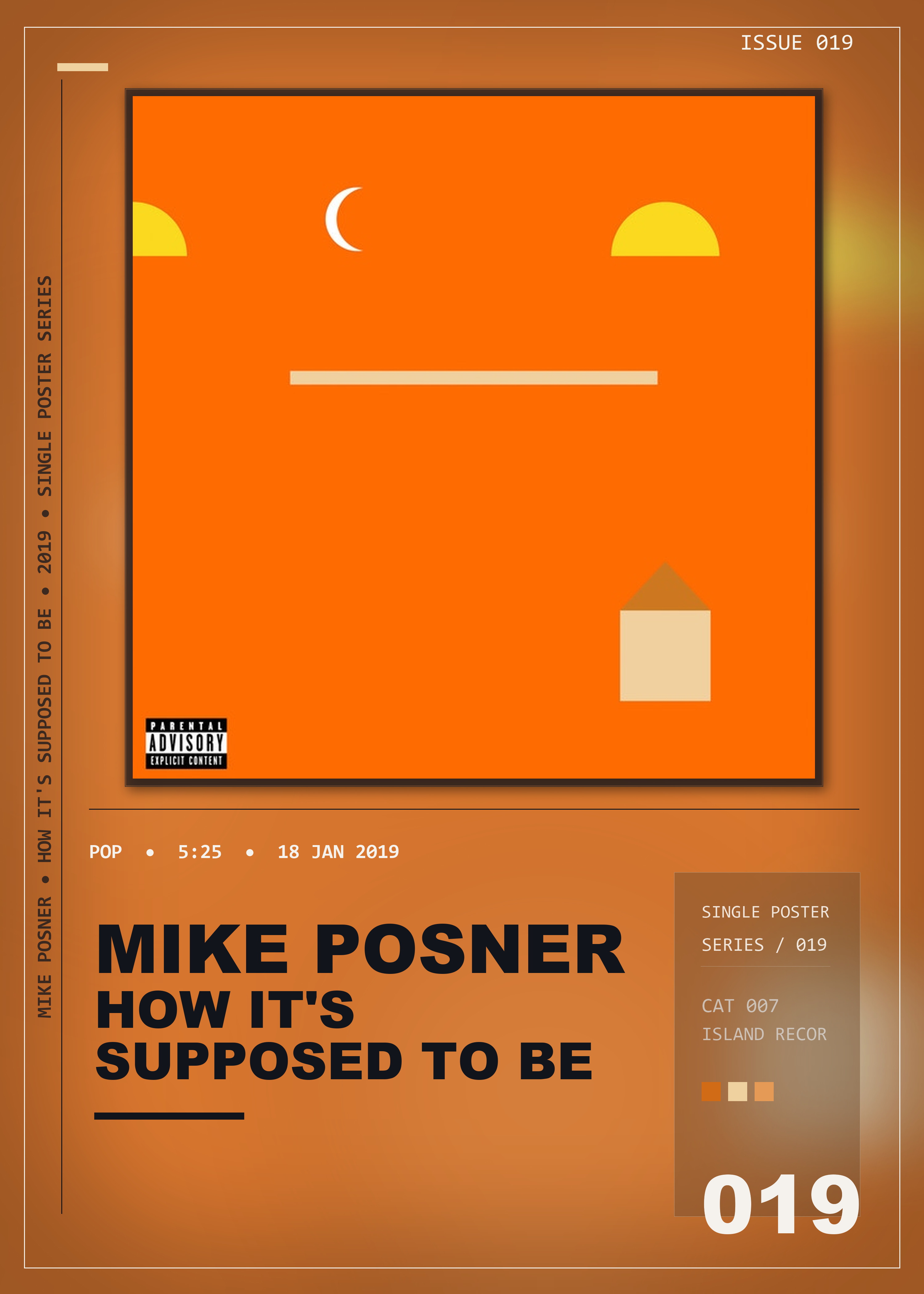 Music poster: Mike Posner - How Its Supposed To Be