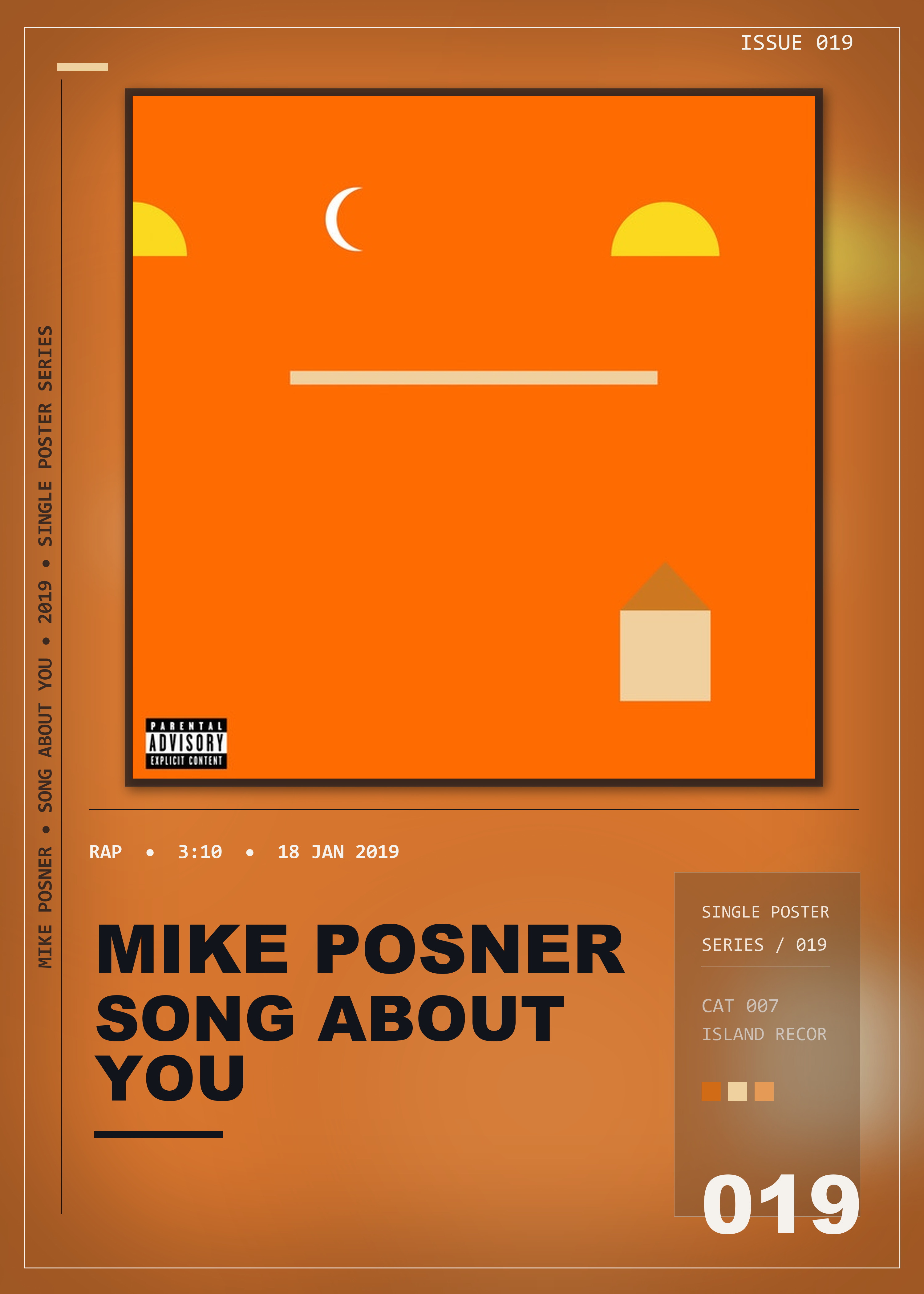 Music poster: Mike Posner - Song About You